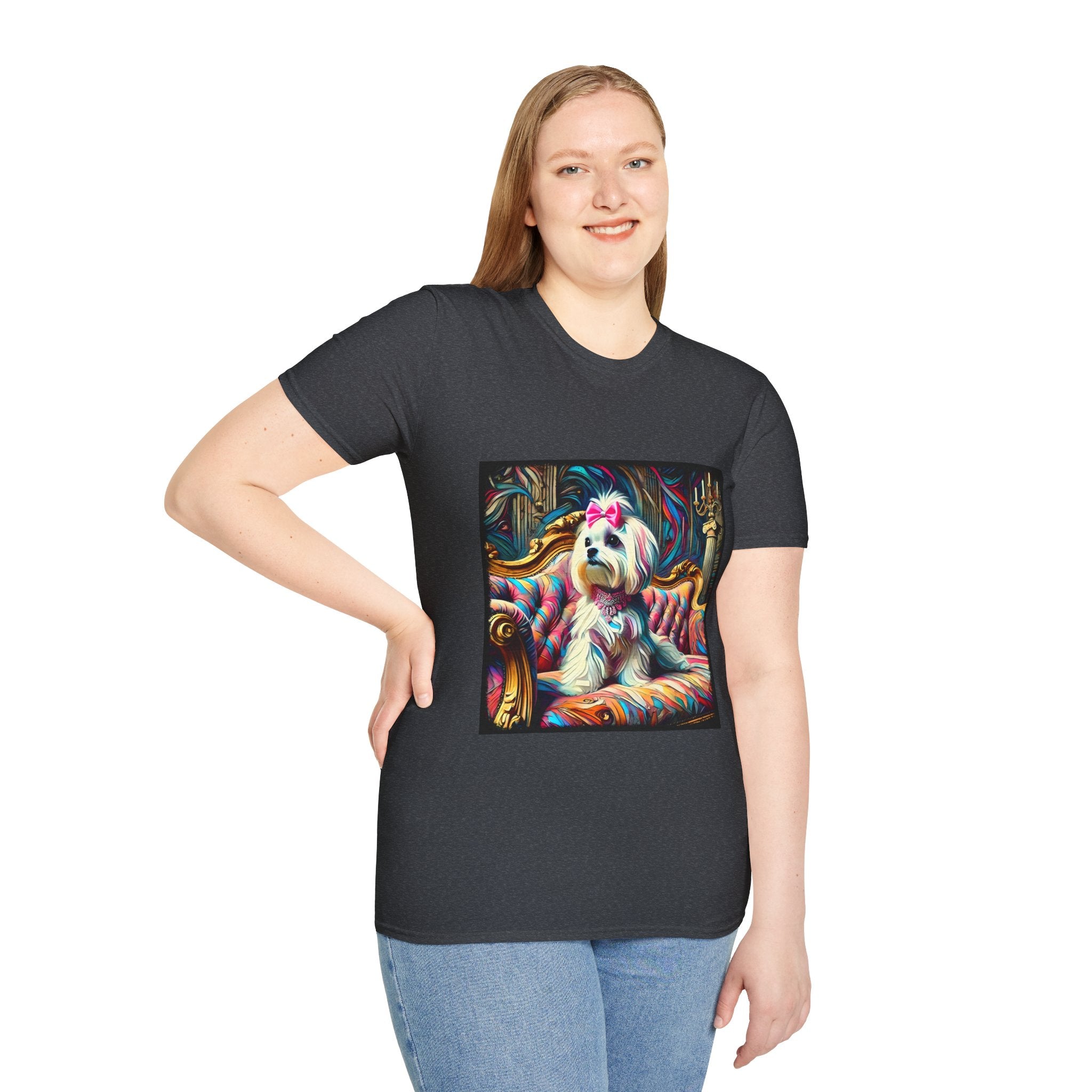 Maltese Diamond Princess Classic | Unisex Dog T-Shirt