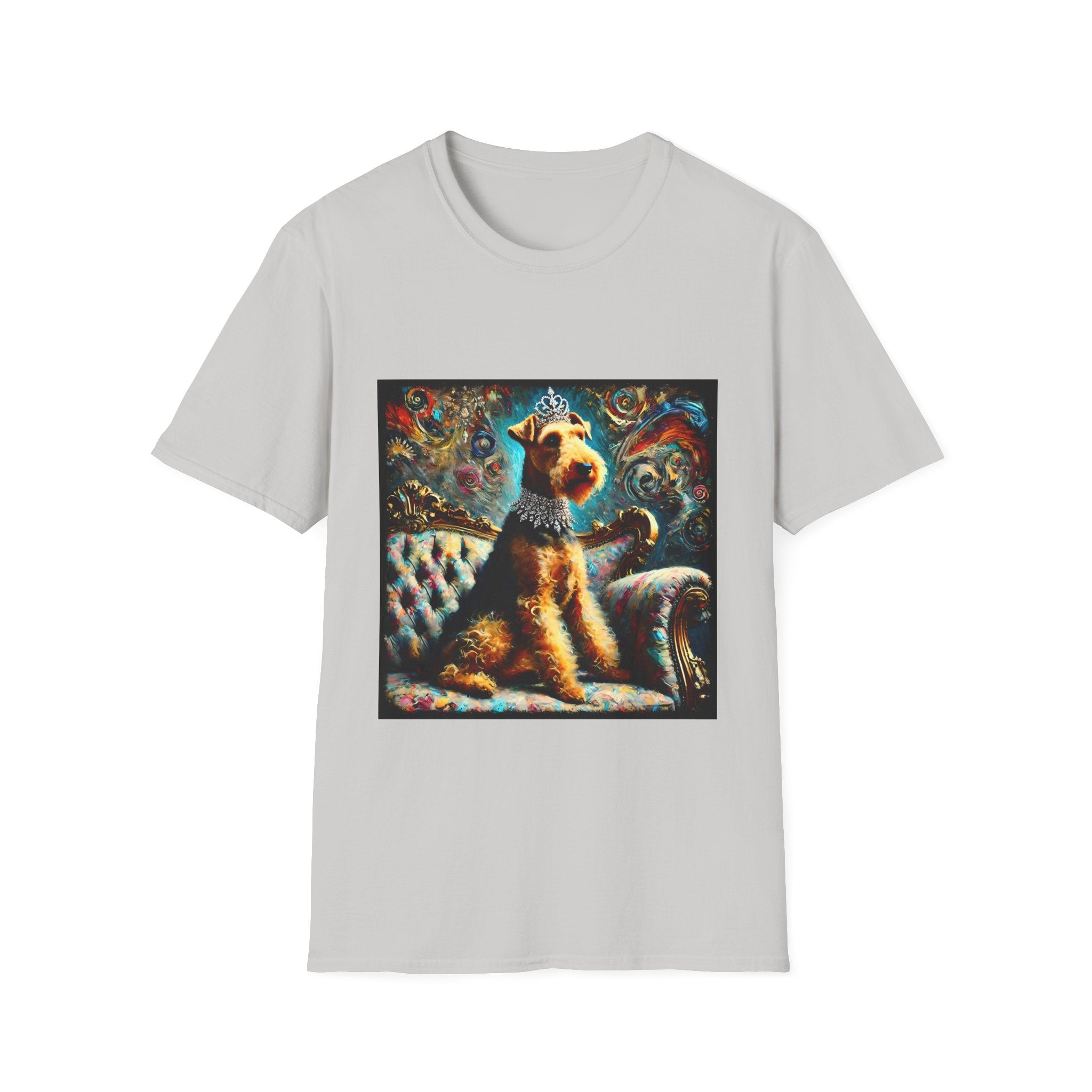 Airedale Terrier Shirt | Diamond Princess Swirl Dog Lover Tee