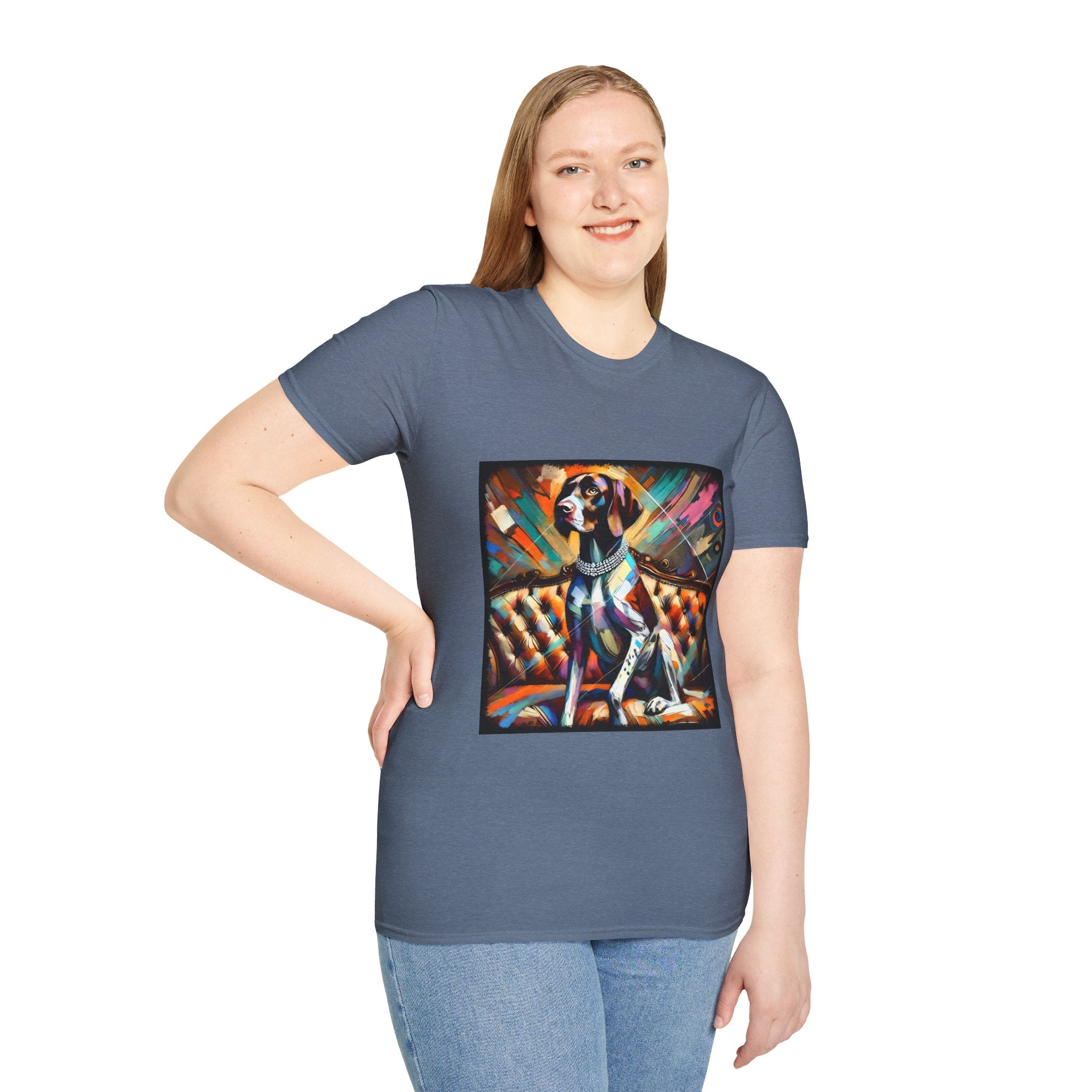 German Shorthaired Pointer Bold Diamond Classic | Unisex Dog T-Shirt
