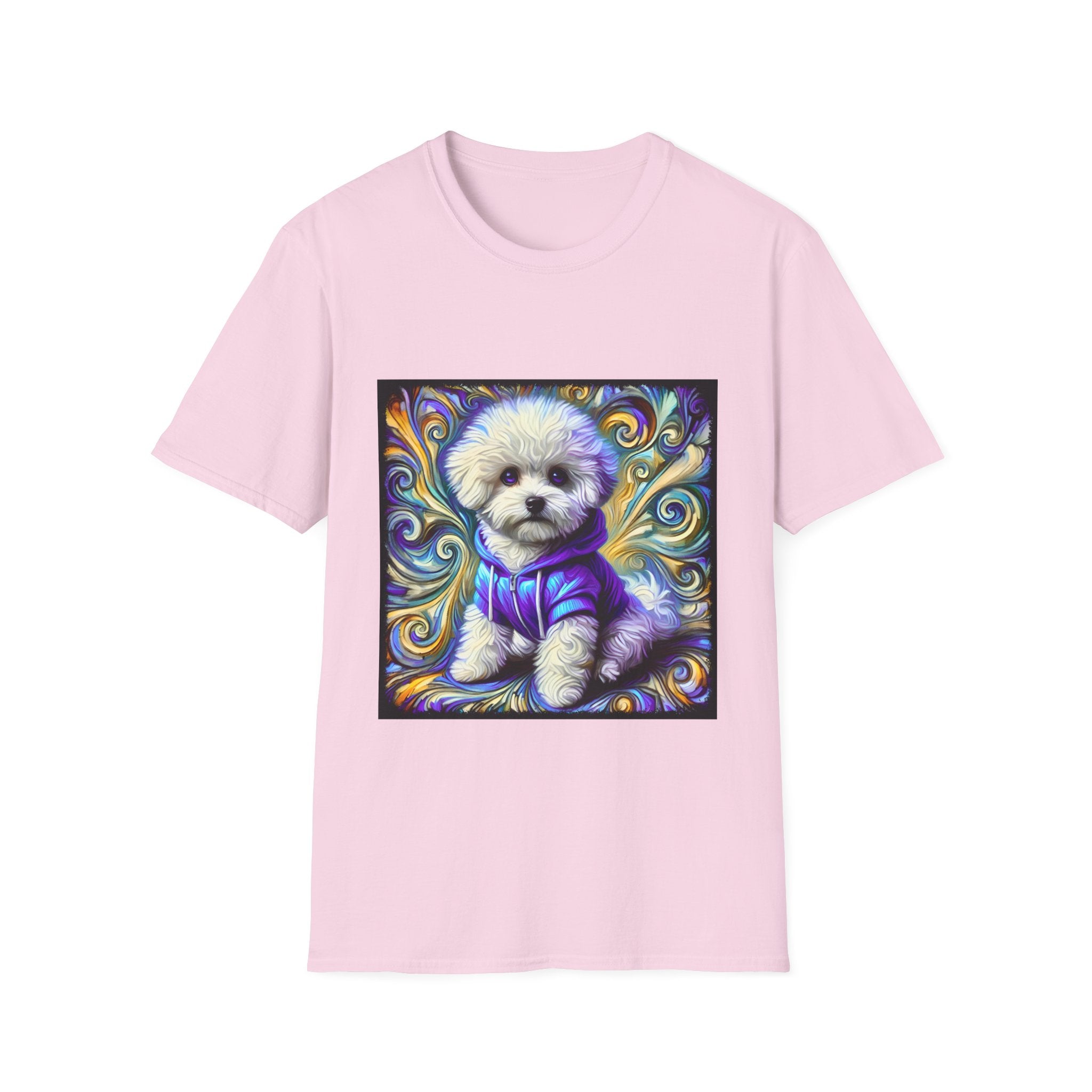 Bichon Frise Electric Swirl | Unisex Dog T-Shirt