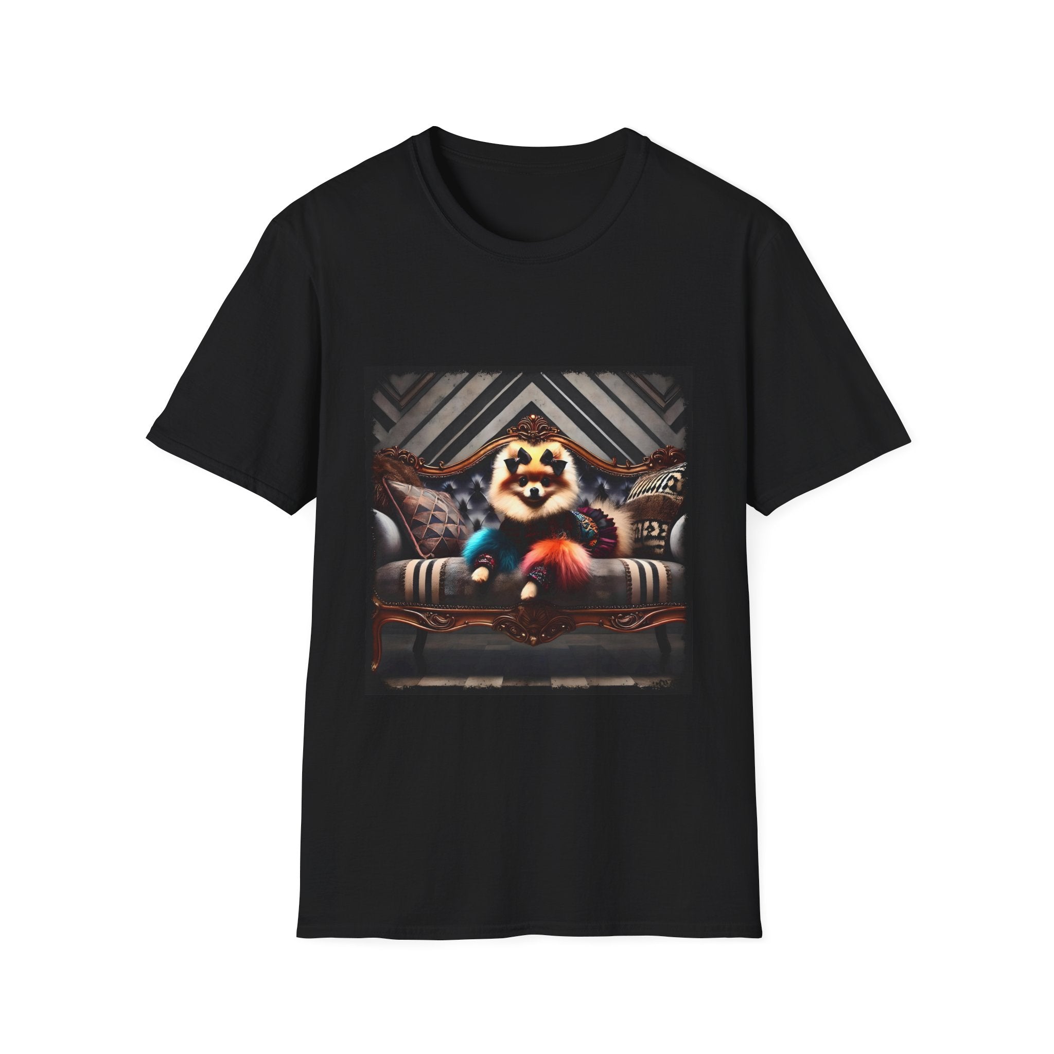Pomeranian Fierce Fashionista | Unisex Dog T-Shirt