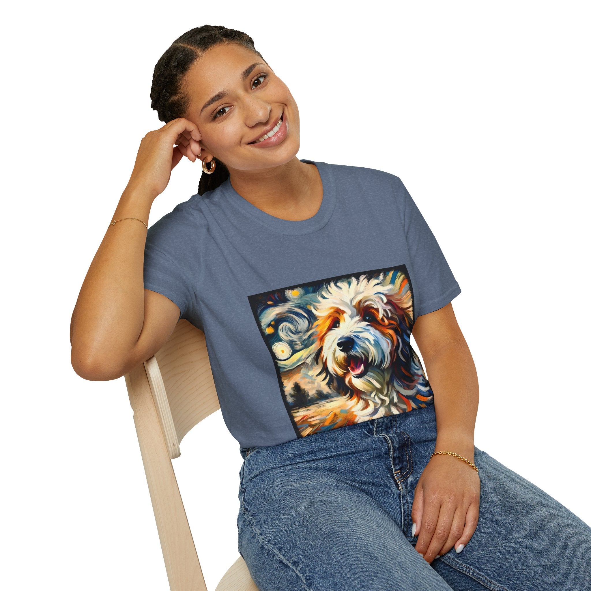 Bernedoodle Vivid Swirl | Unisex Dog T-Shirt