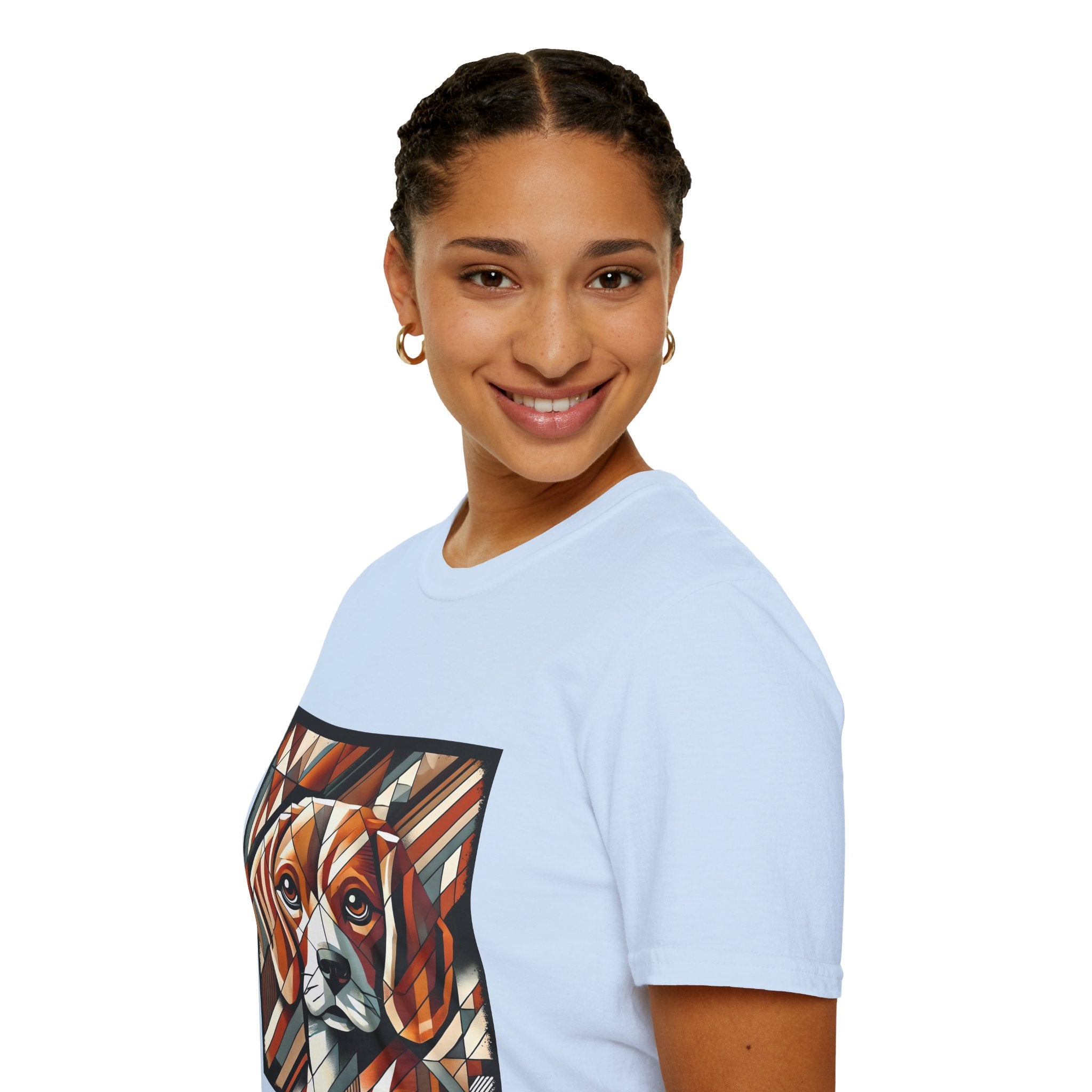 Beagle Warm Geometric | Unisex Dog T-Shirt