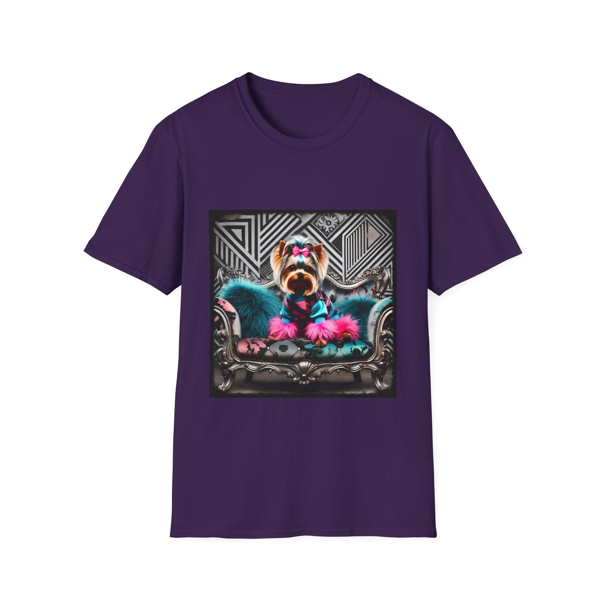Yorkshire Terrier Chic Rocker | Unisex Dog T-Shirt