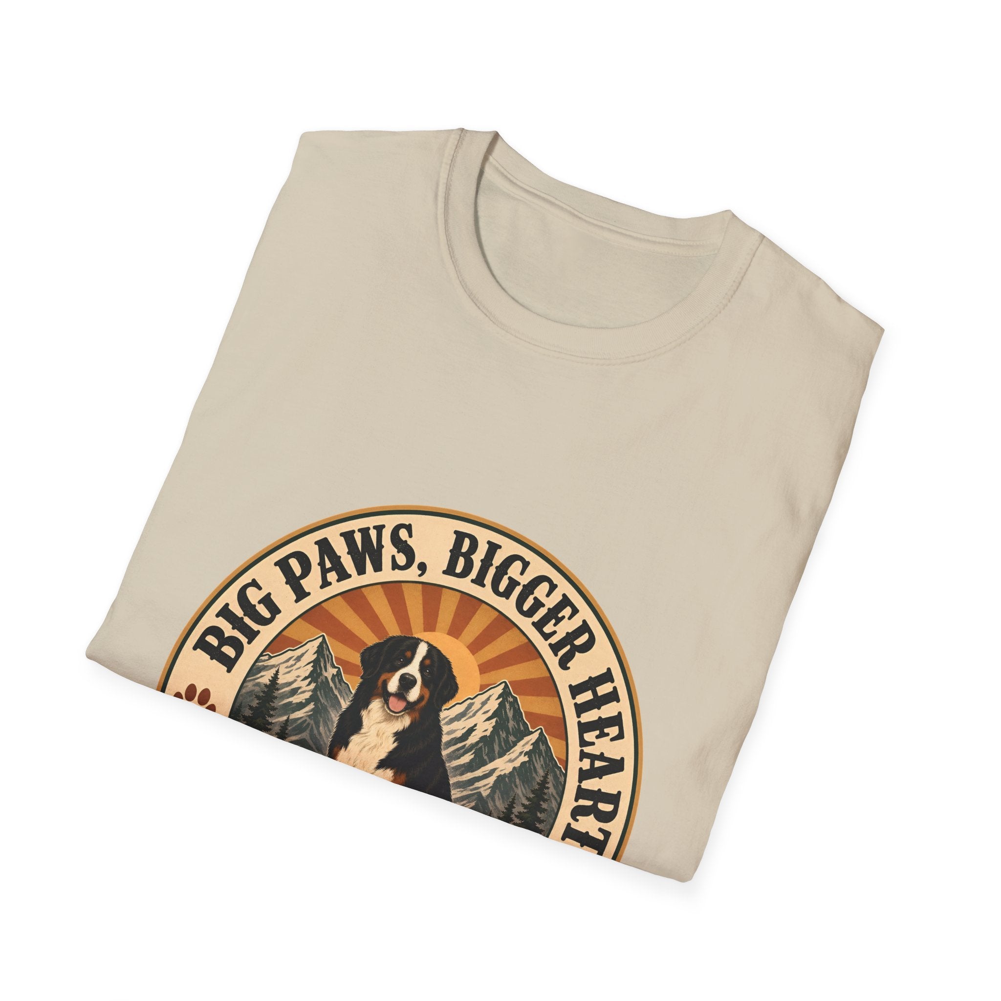 Bernese Mountain Dog Shirt | Big Paws Dog Lover Tee