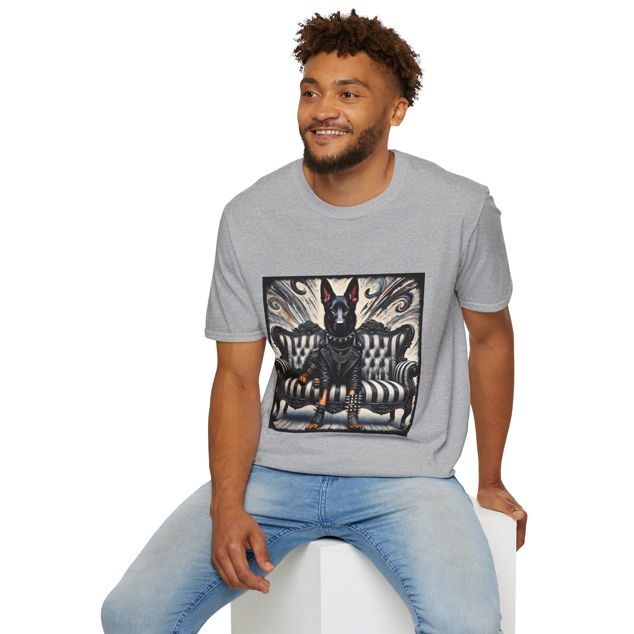 German Shepherd Bold Rebel | Unisex Dog T-Shirt