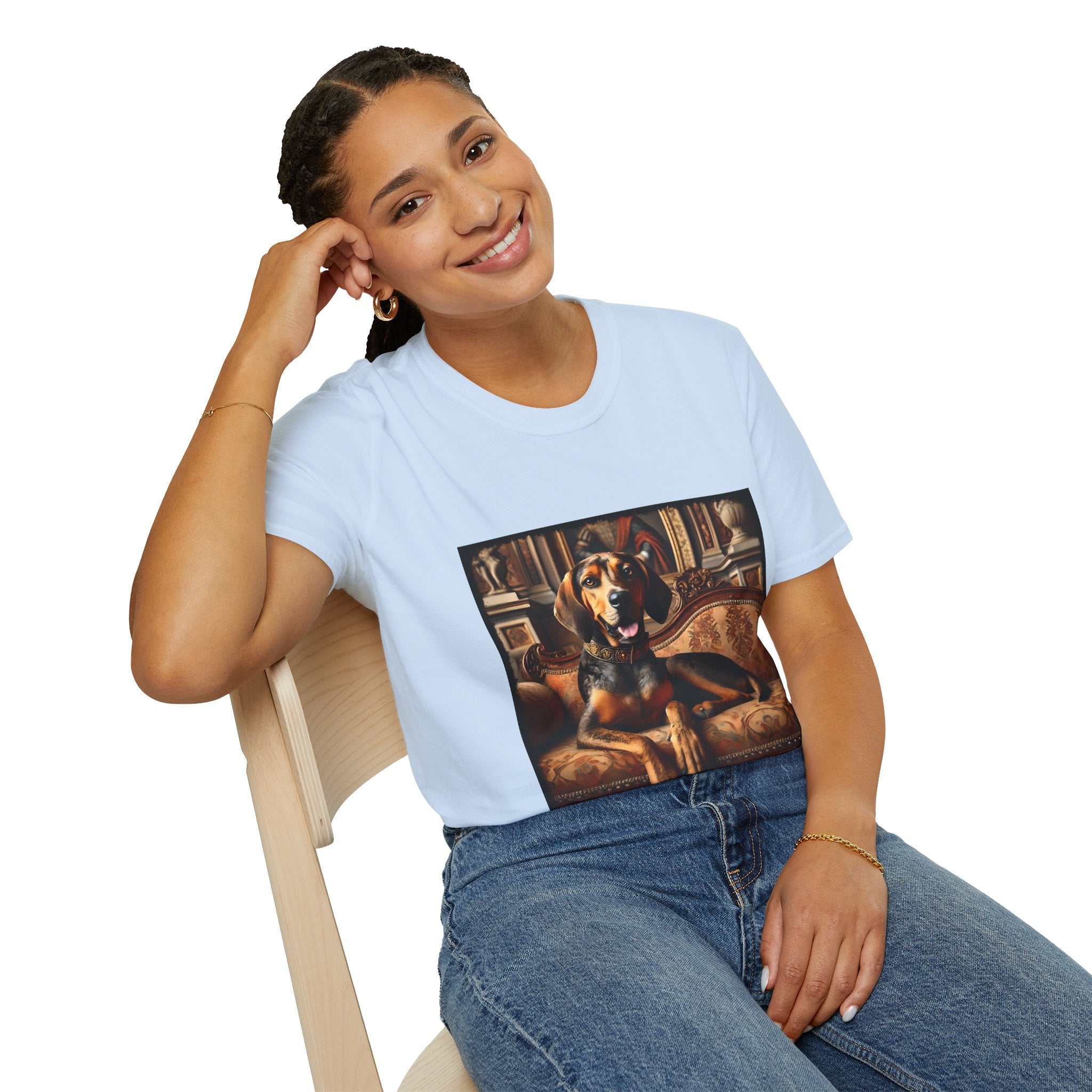 Coonhound Elegant Beau | Unisex Dog T-Shirt