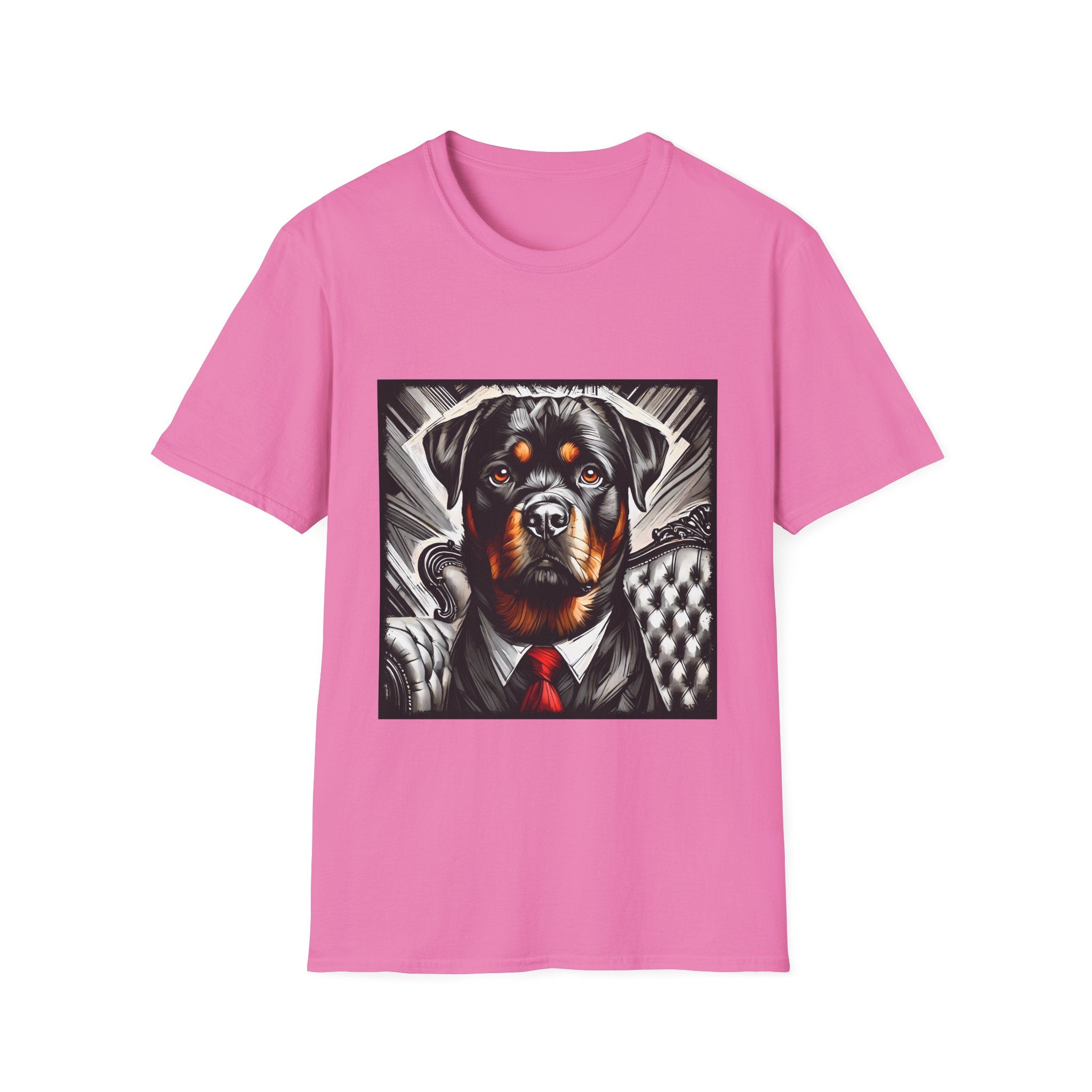 Rottweiler B&W Bold Eyes | Unisex Dog T-Shirt