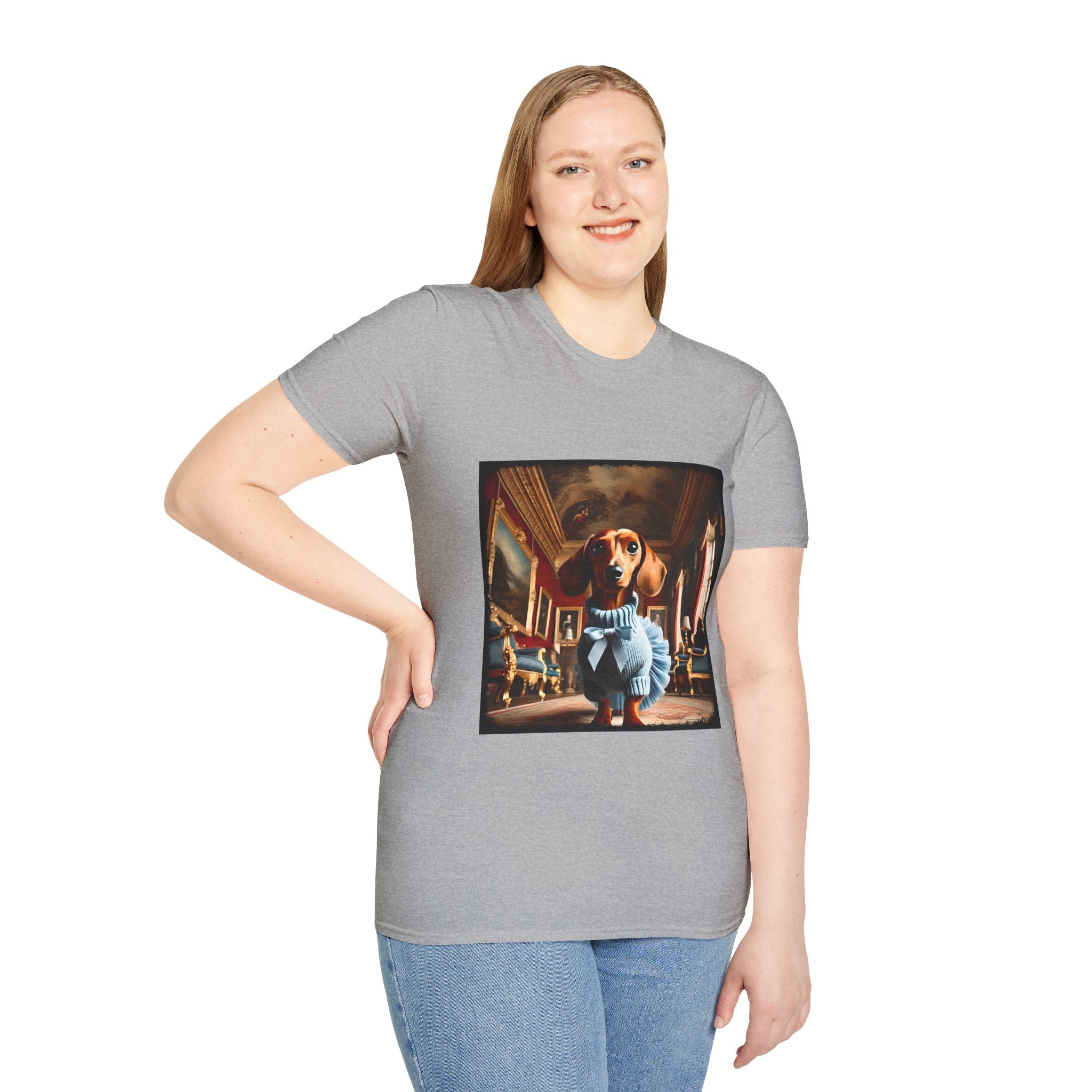 Dachshund Hidden Heiress | Unisex Dog T-Shirt