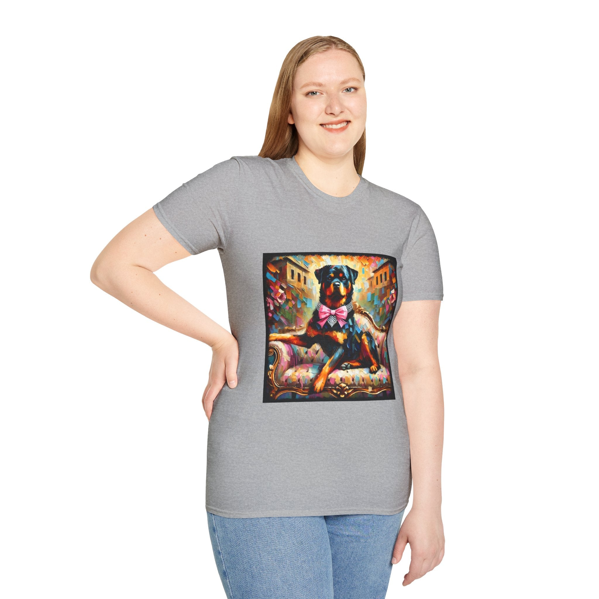 Rottweiler Diamond Princess Classic | Unisex Dog T-Shirt