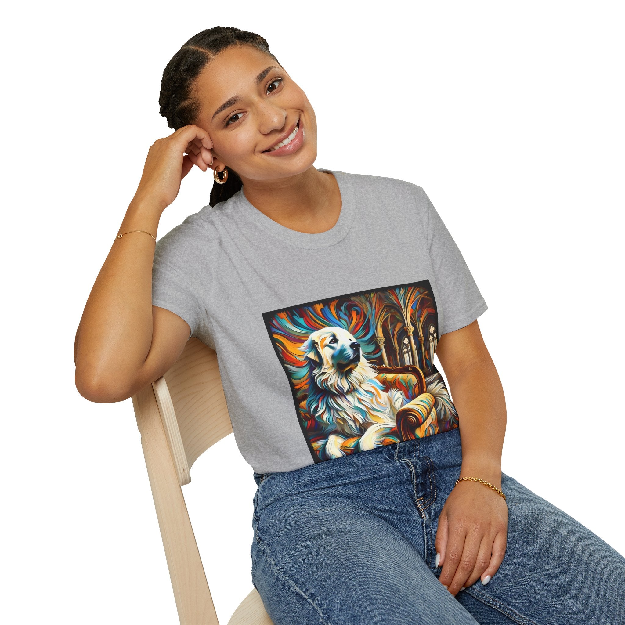 Great Pyrenees Bold Swirl | Unisex Dog T-Shirt