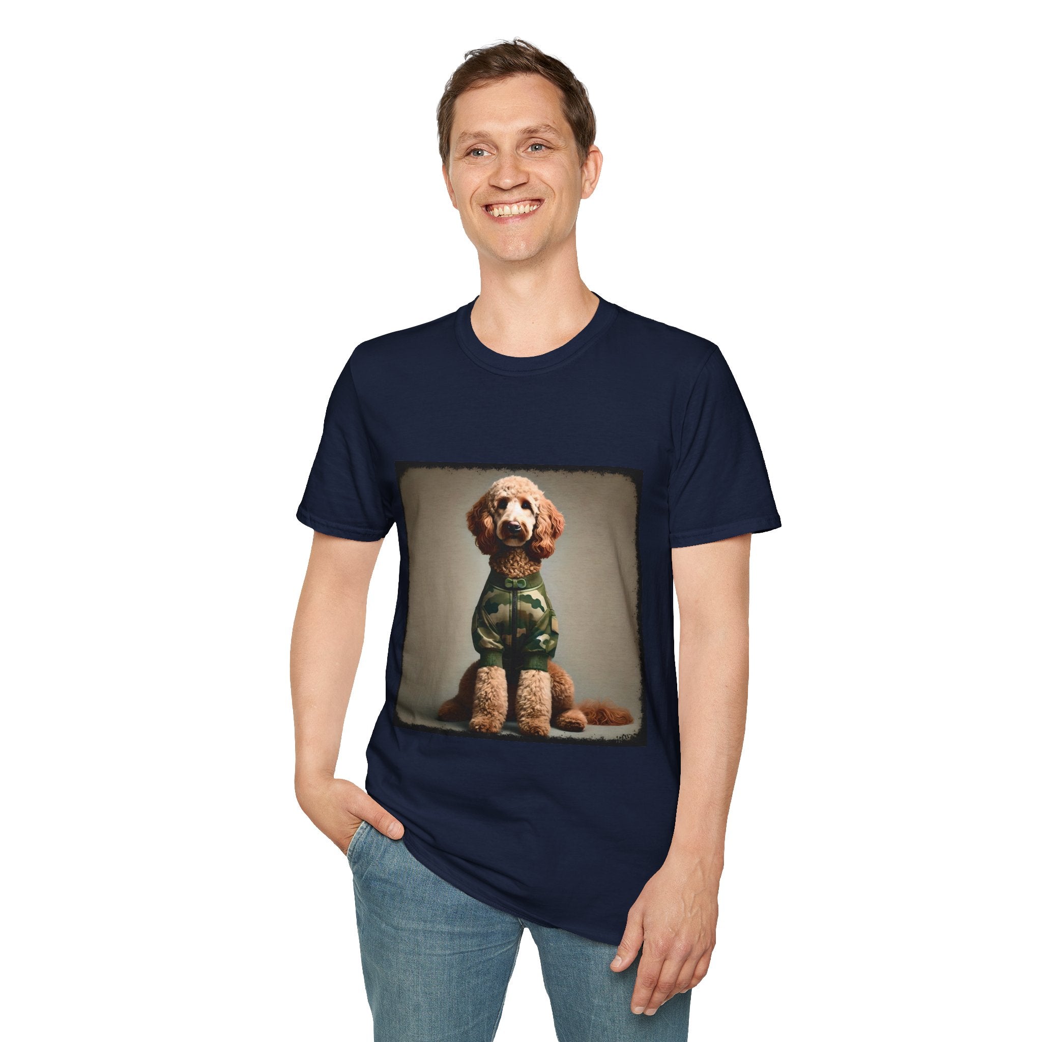 Labradoodle Camo Cutie | Unisex Dog T-Shirt