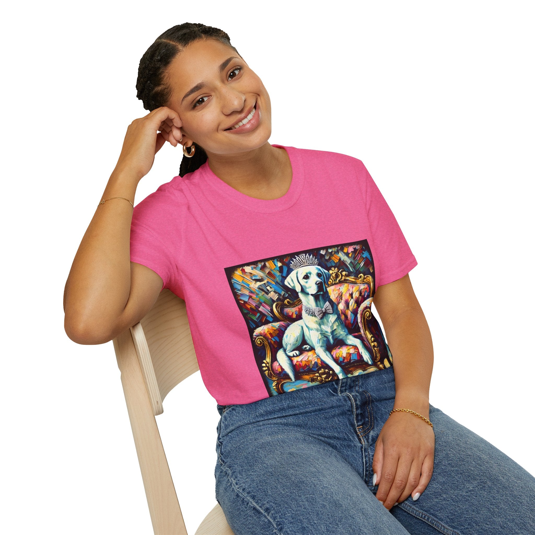 Labrador Retriever Diamond Princess Classic  | Unisex Dog T-Shirt