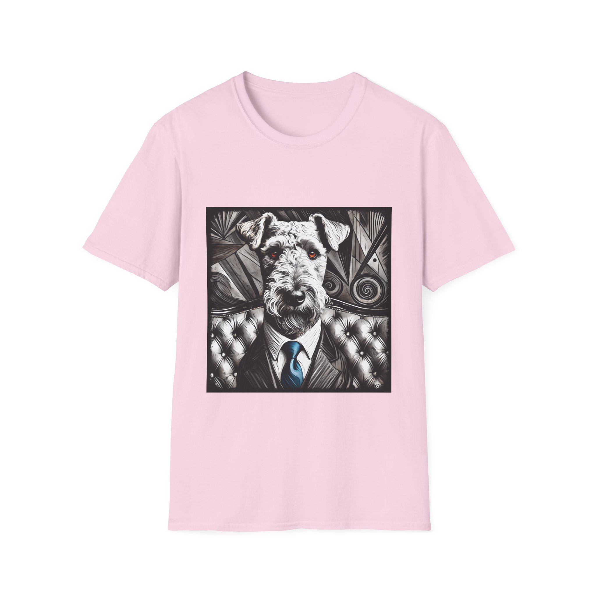 Airedale Terrier Shirt | B&W Bold Eyes Dog Lover Tee