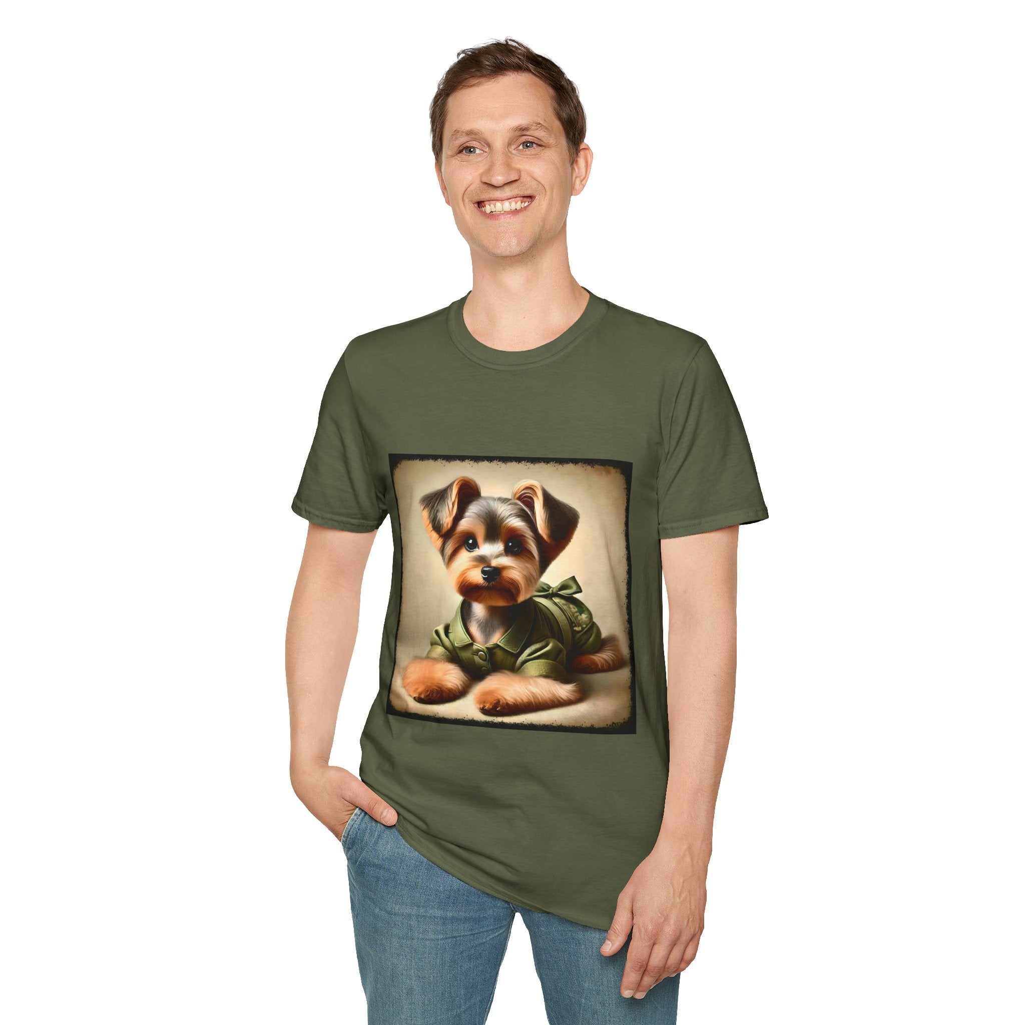 Yorkshire Terrier Camo Doll | Unisex Dog T-Shirt