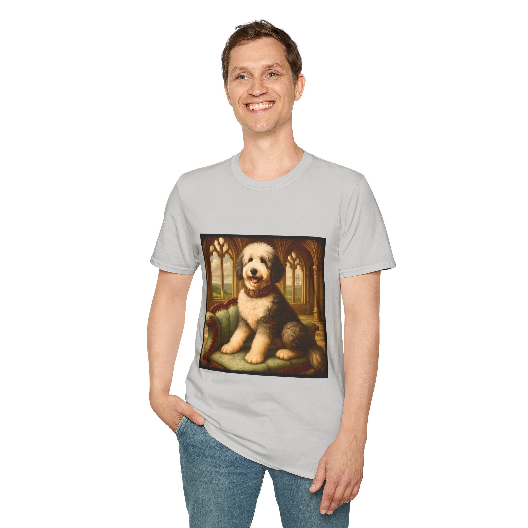 Sheepadoodle Posh Prince | Unisex Dog T-Shirt