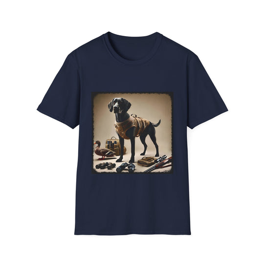 German Shorthaired Pointer Field Boss design dog lover unisex t-shirt in navy