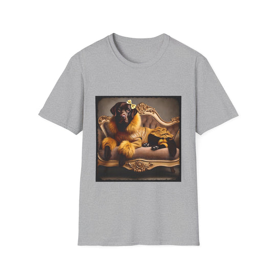 Labrador Retriever Queen Bee design dog lover unisex t-shirt in sport grey