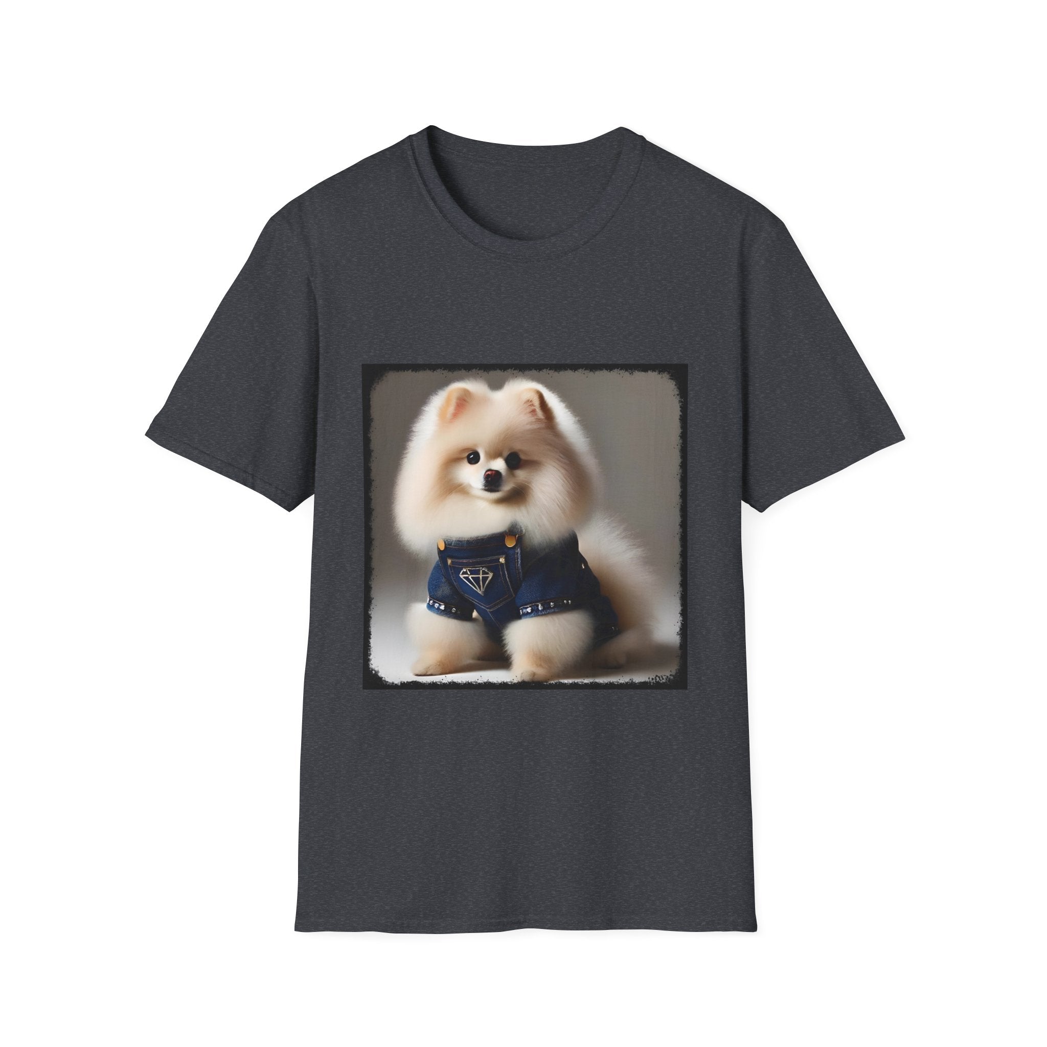 Pomeranian Pure Denim | Unisex Dog T-Shirt