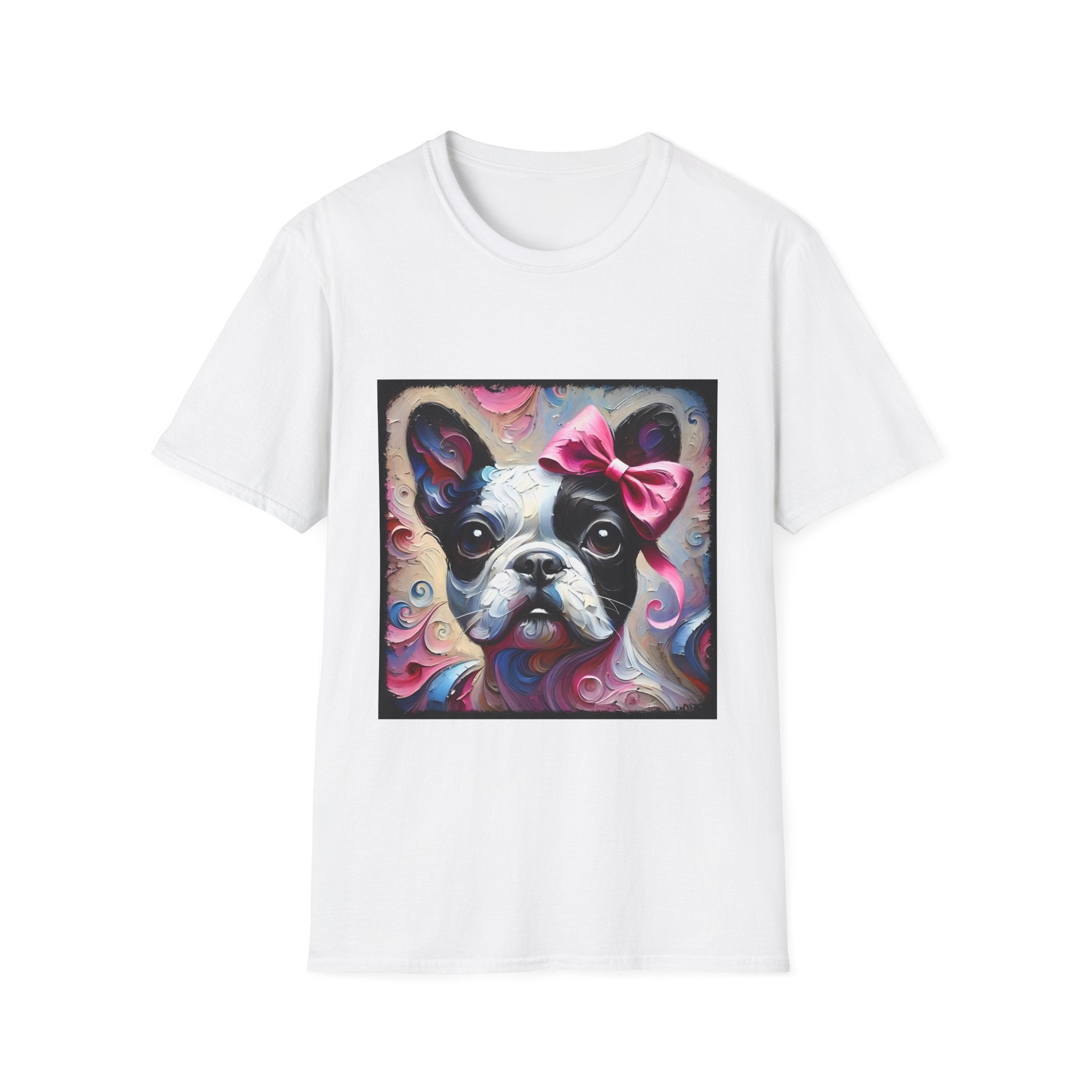 French Bulldog Shirt | Textured Swirl Dog Lover Tee