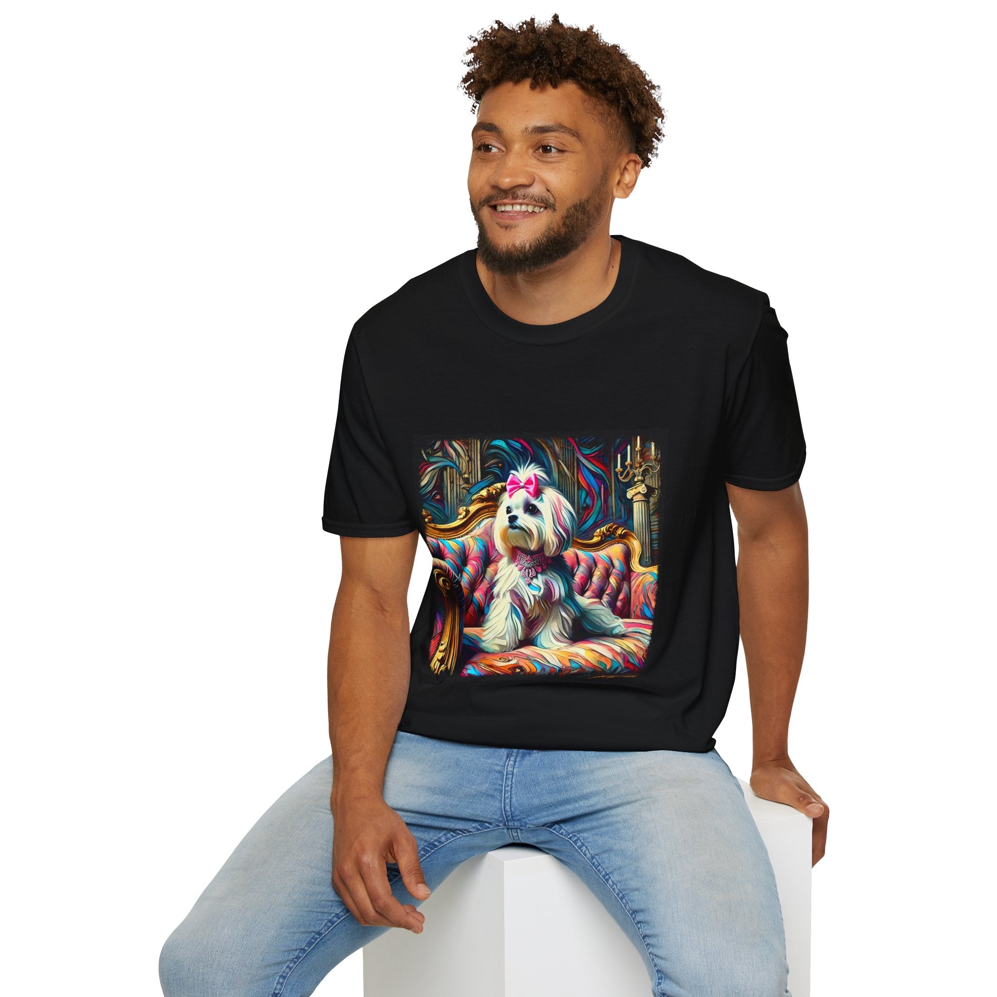 Maltese Diamond Princess Classic | Unisex Dog T-Shirt