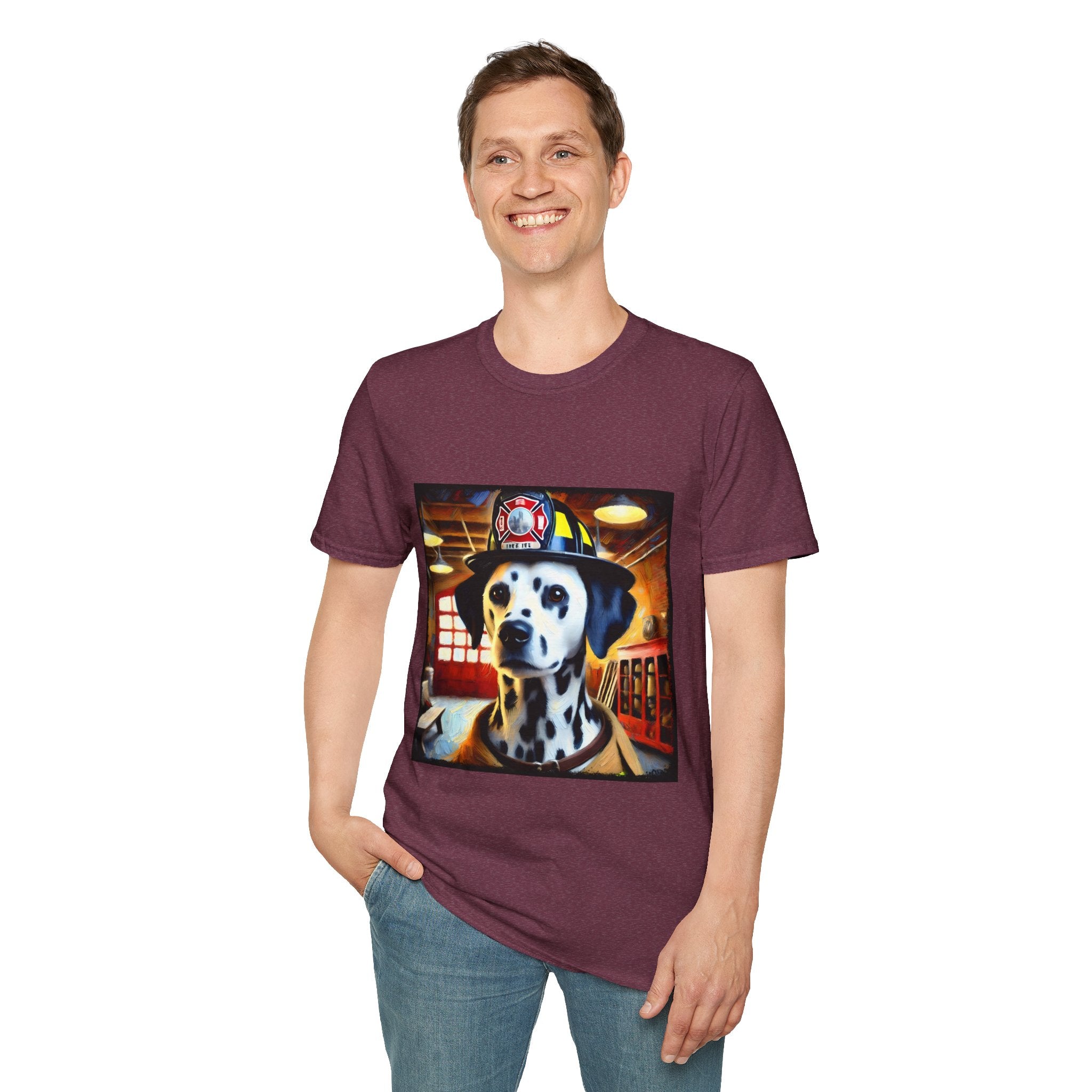 Dalmatian Fire Rescue Classic | Unisex Dog T-Shirt