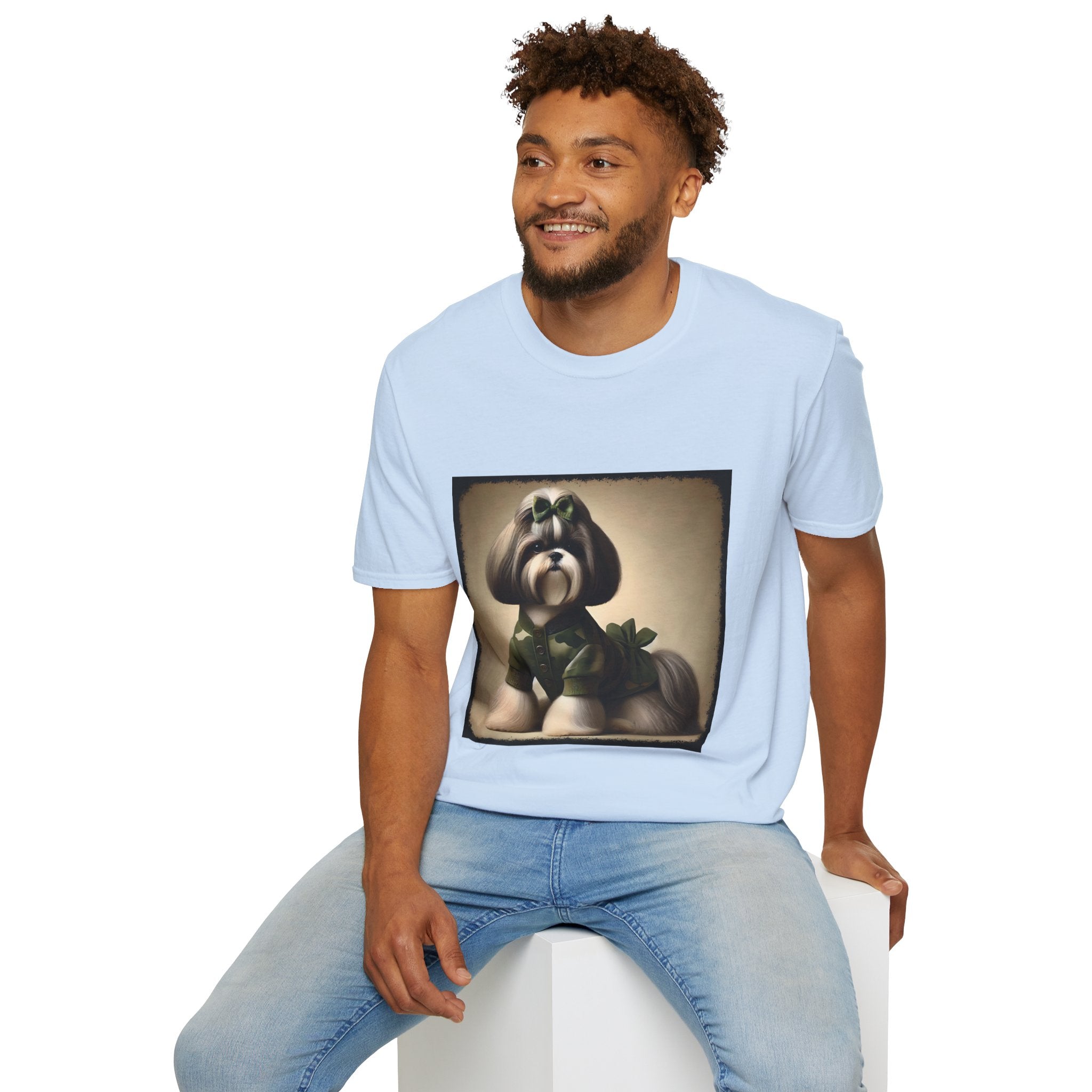 Shih Tzu Camo Cutie II | Unisex Dog T-Shirt