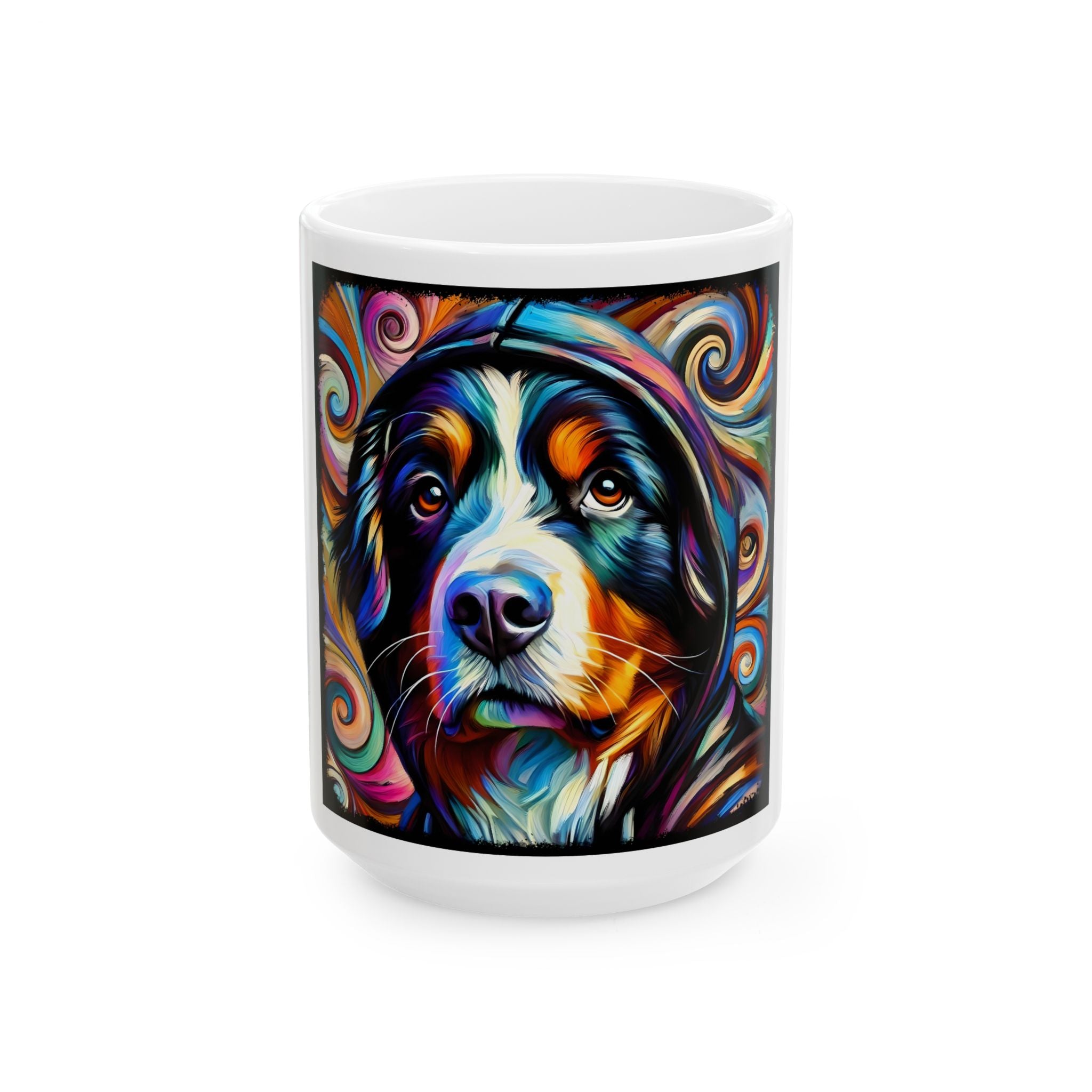 Bernese Mountain Dog Mug | Relaxed Swirl Dog Lover Gift