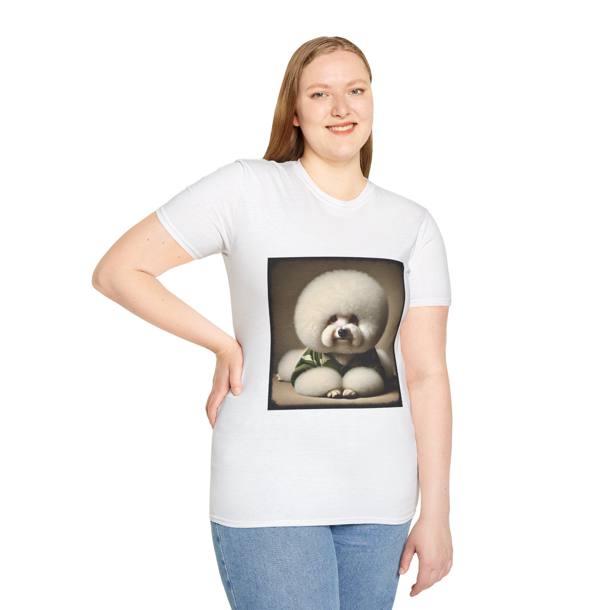 Bichon Frise Combat Cutie | Unisex Dog T-Shirt