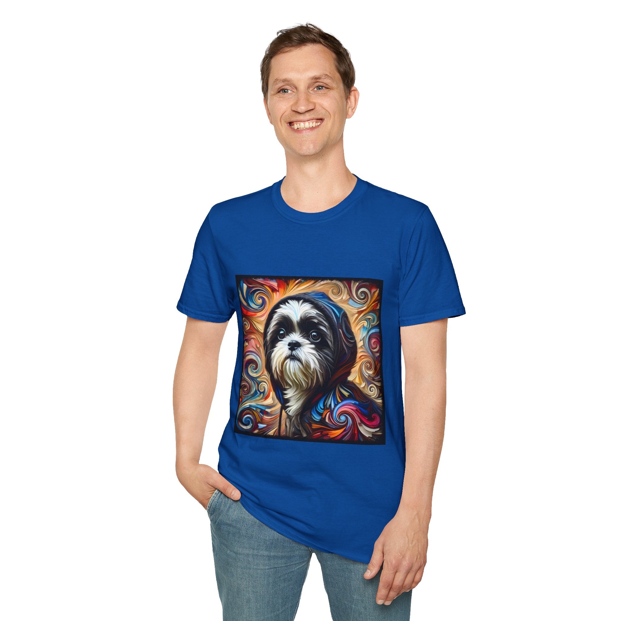 Shih Tzu Hoodie Swirl |  Unisex Dog T-Shirt