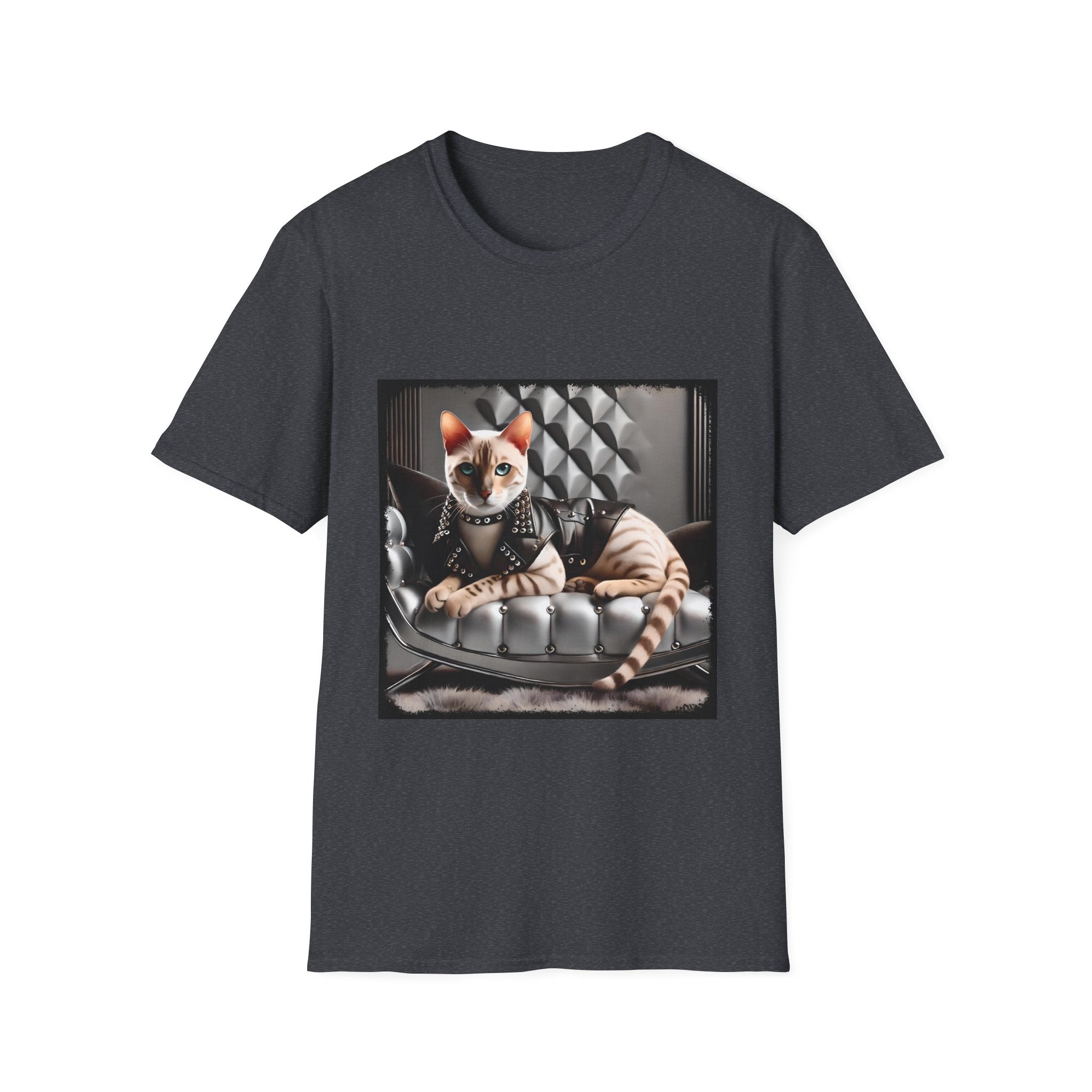 Bengal Cat Leather Lady | Unisex Cat T-Shirt