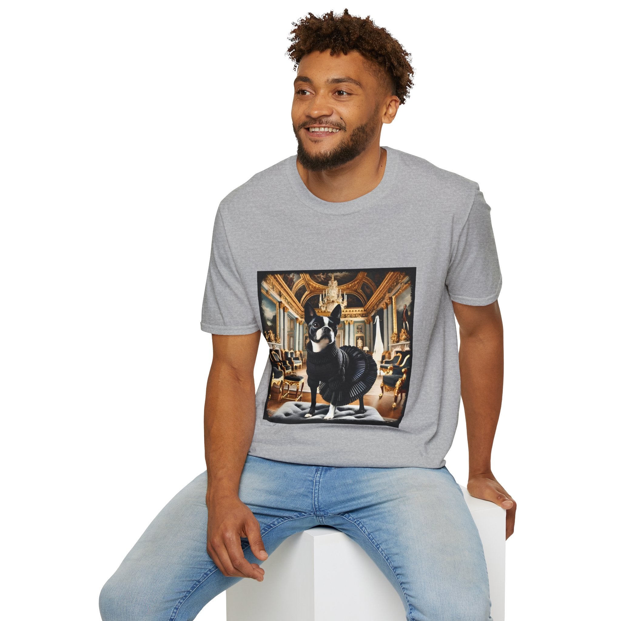 Boston Terrier Priveleged Pup | Unisex Dog T-Shirt