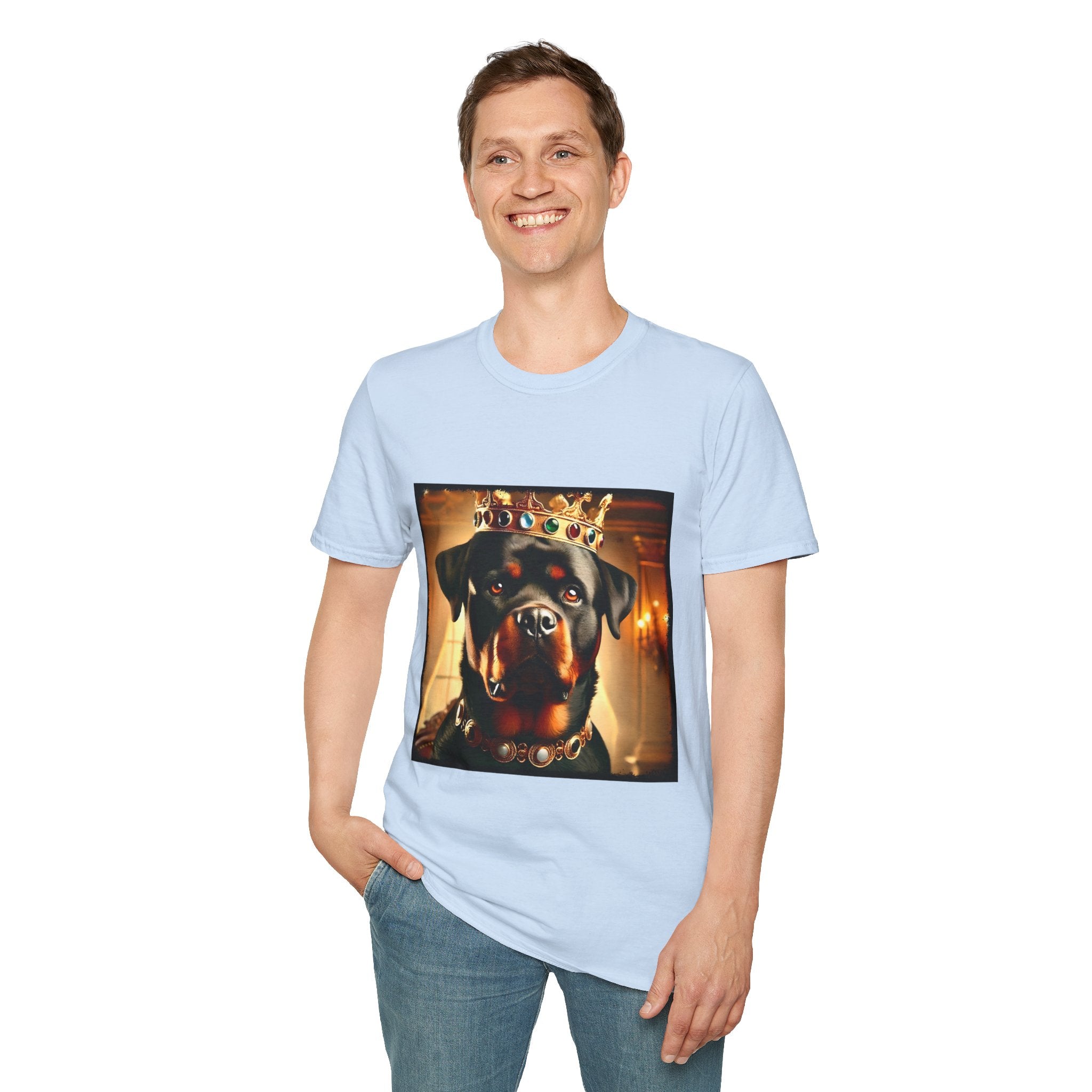 Rottweiler Mighty Monarch | Unisex Dog T-Shirt