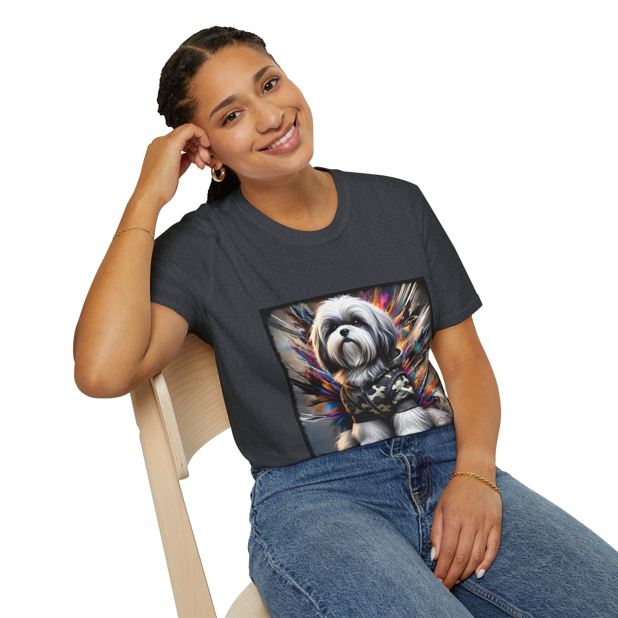 Shih Tzu Bold Camo Classic | Unisex Dog T-Shirt