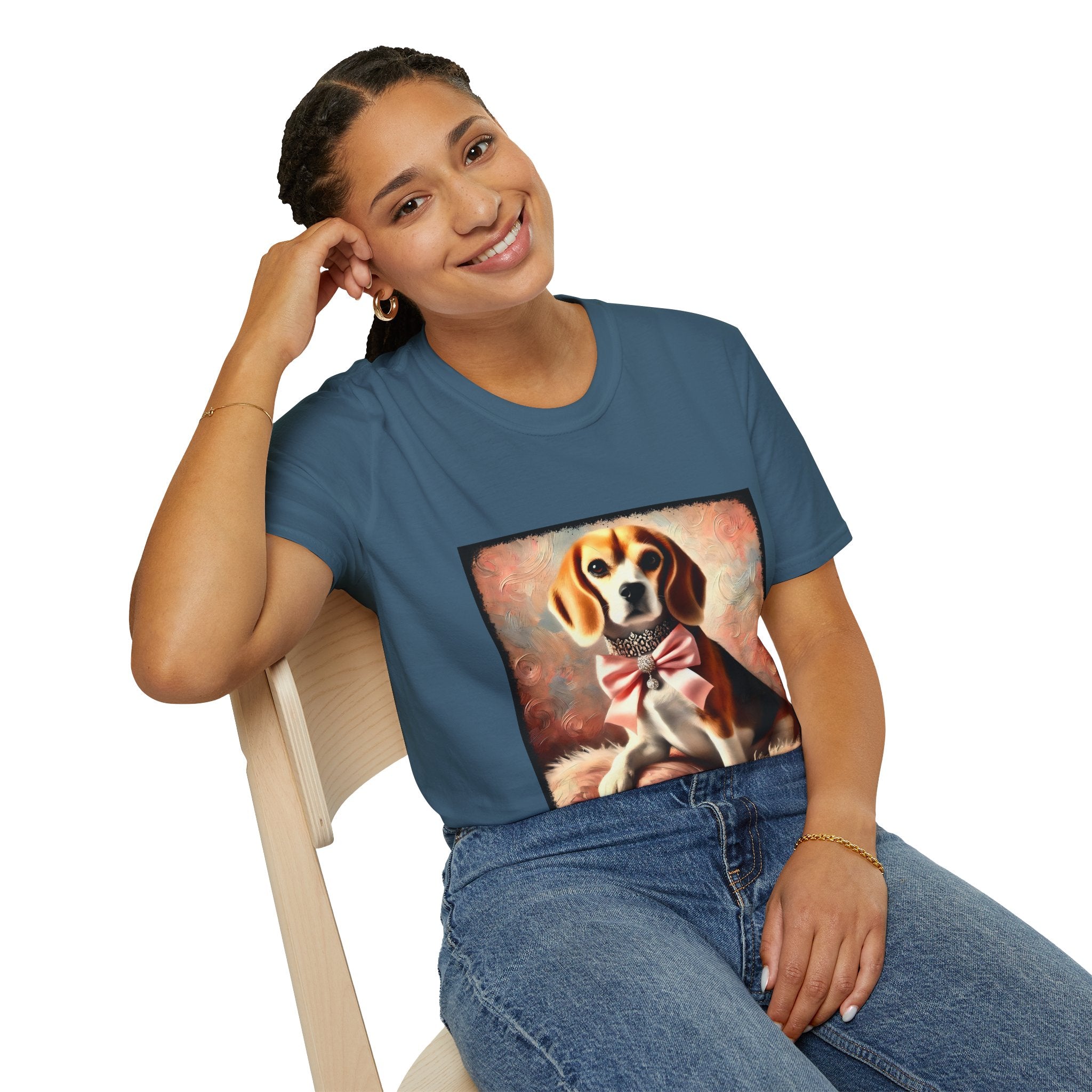 Beagle Diamond Princess Classic | Unisex Dog T-Shirt