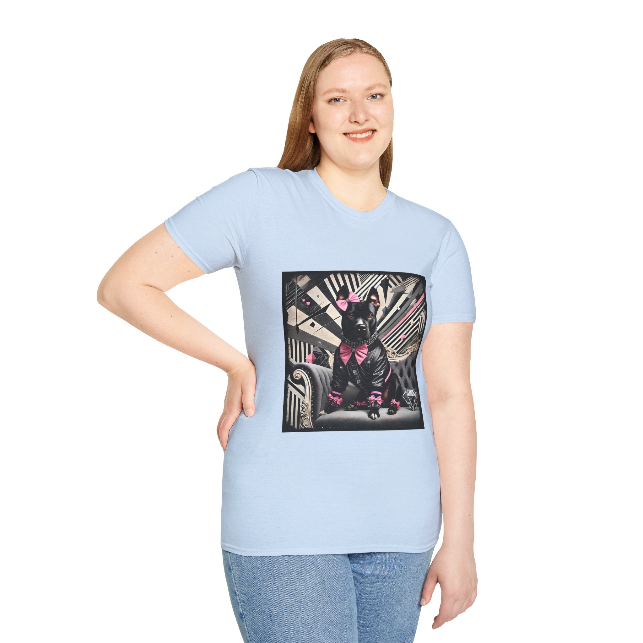 American Pit Bull Terrier Chic Rocker | Unisex Dog T-Shirt