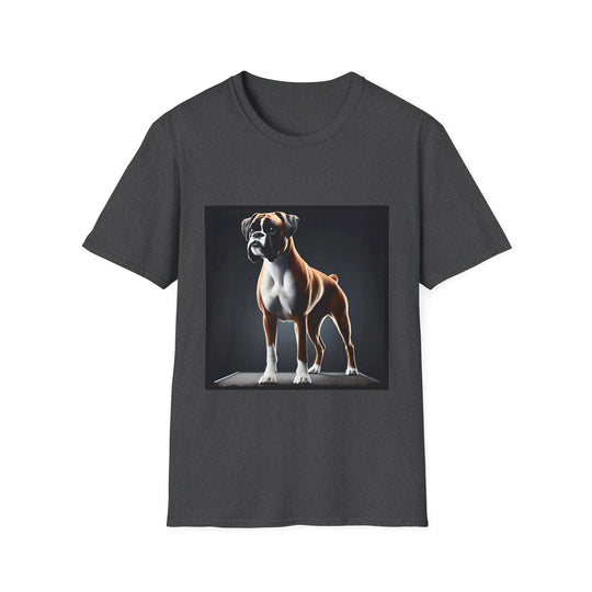 Boxer Best in Show design dog lover unisex t-shirt in dark heather