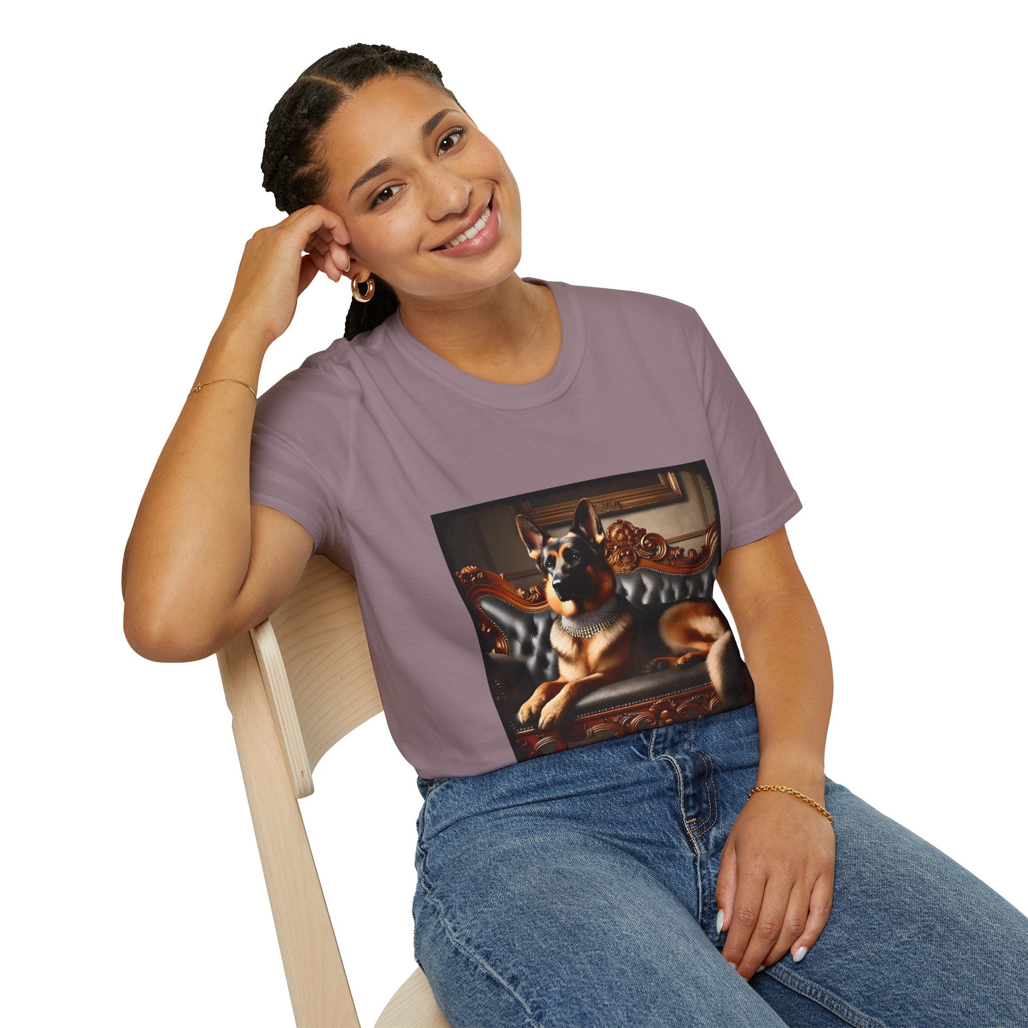 German Shepherd Posh Princess | Unisex Dog T-Shirt