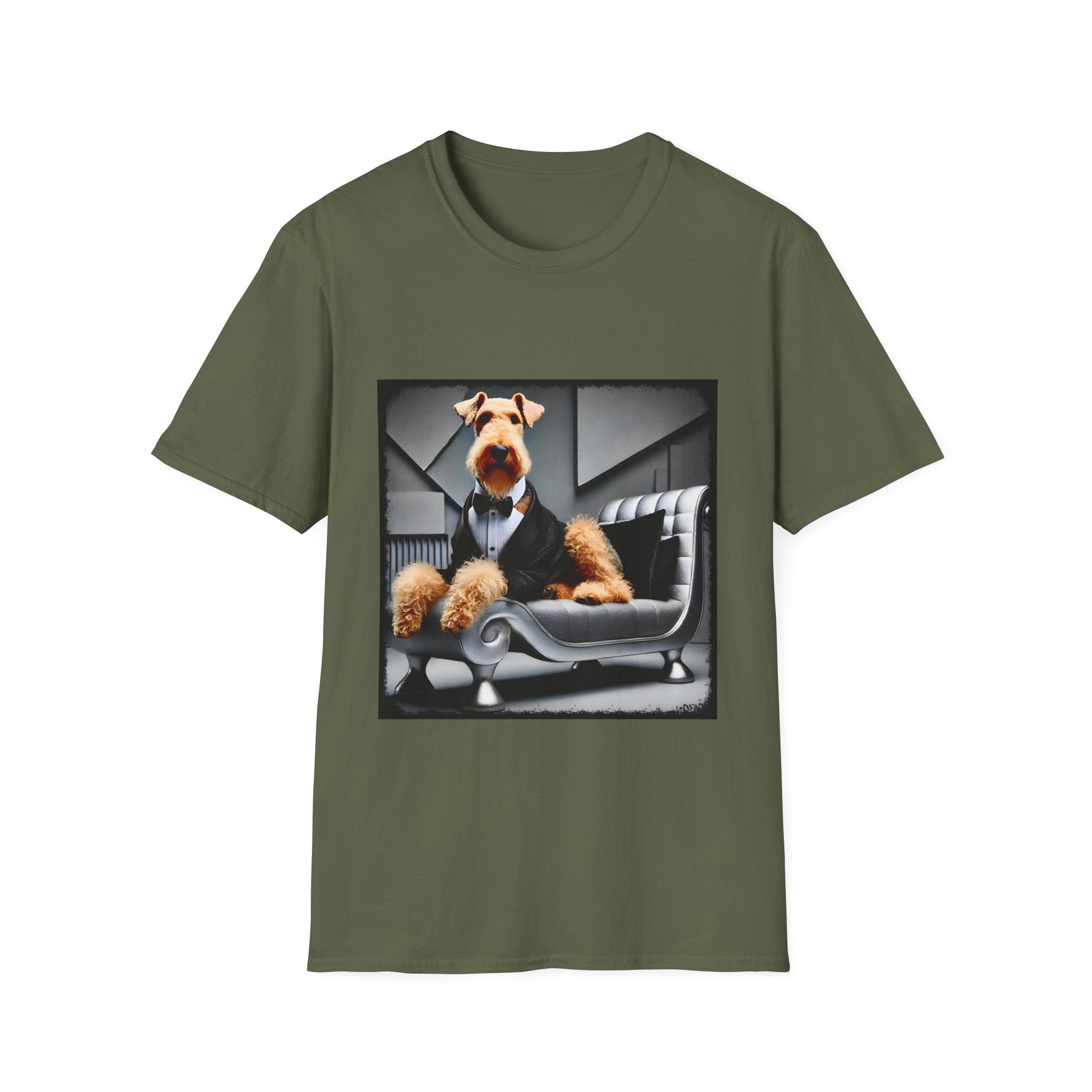 Airedale Terrier Shirt | Tux Luxe Dog Lover Tee