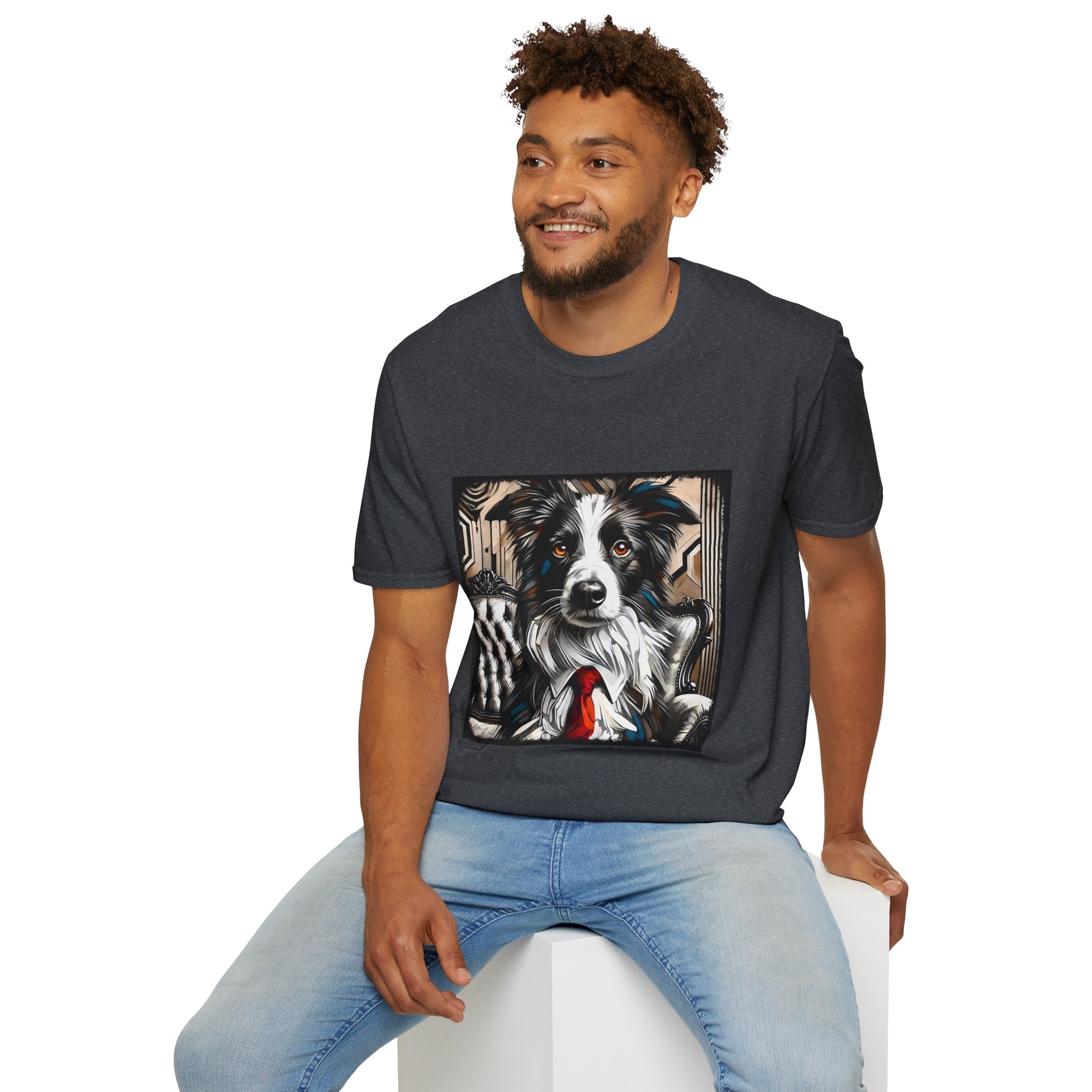 Border Collie Bold Gentleman | Unisex Dog T-Shirt