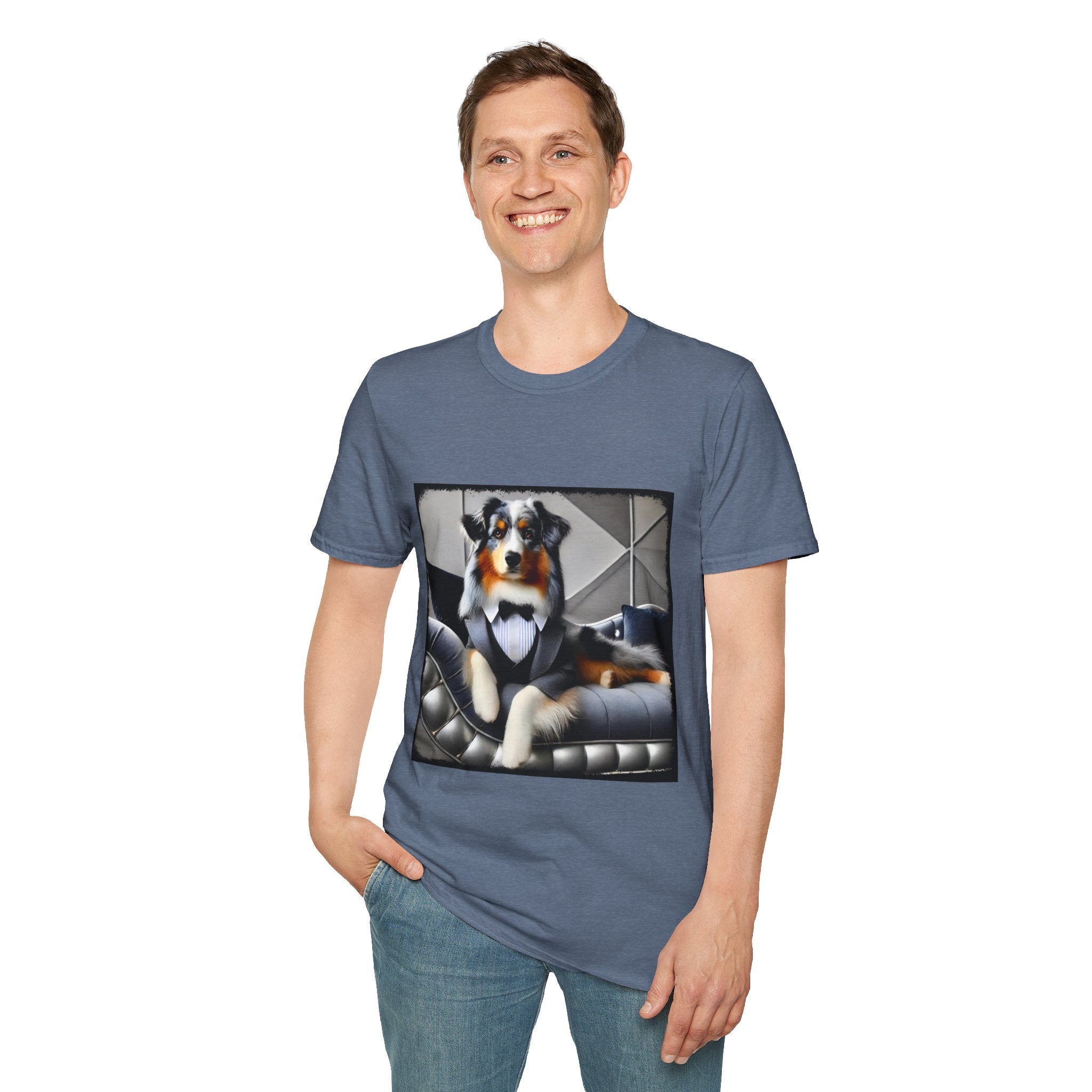 Australian Shepherd Dashing Dawg | Unisex Dog T-Shirt