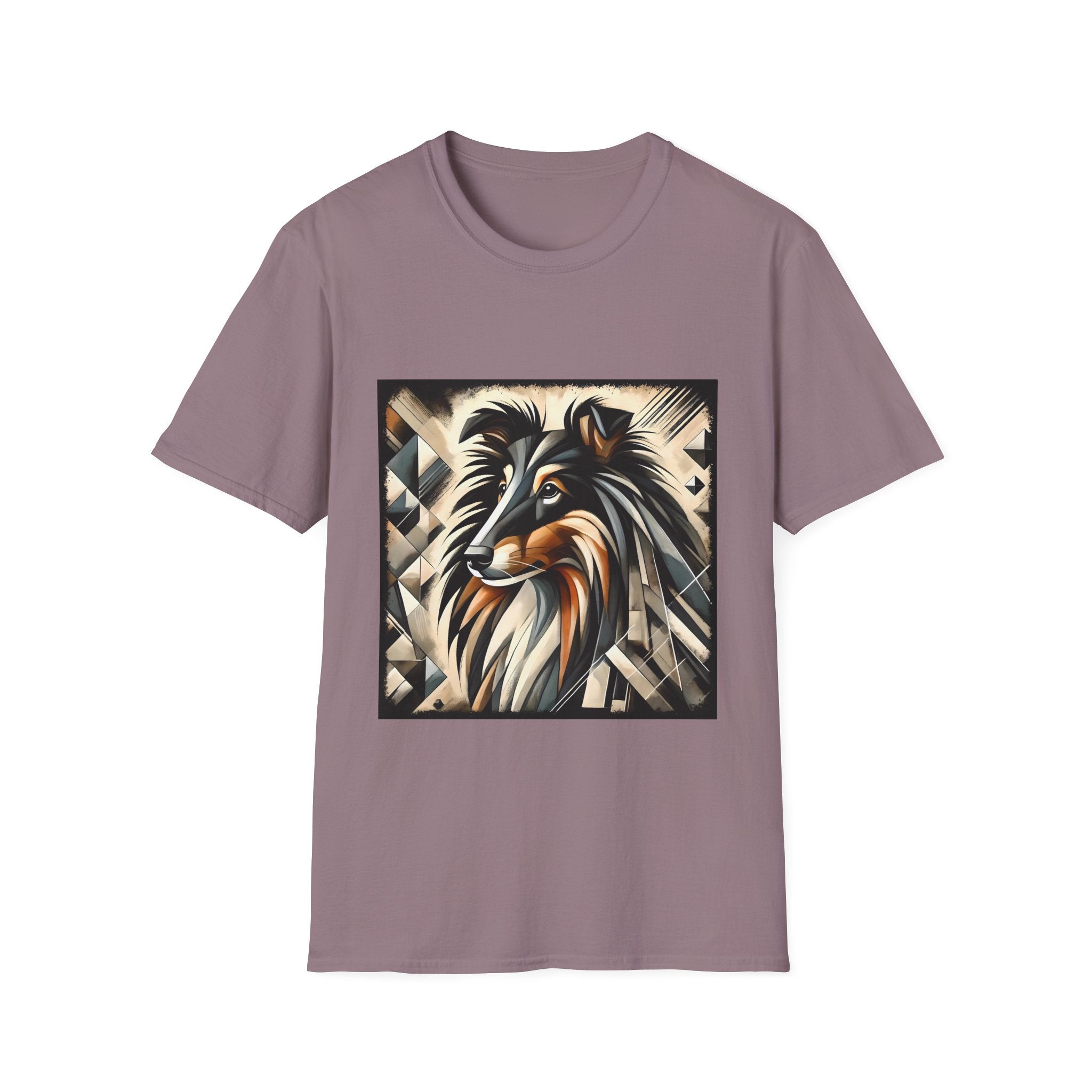 Collie Bold Geometric | Unisex Dog T-Shirt