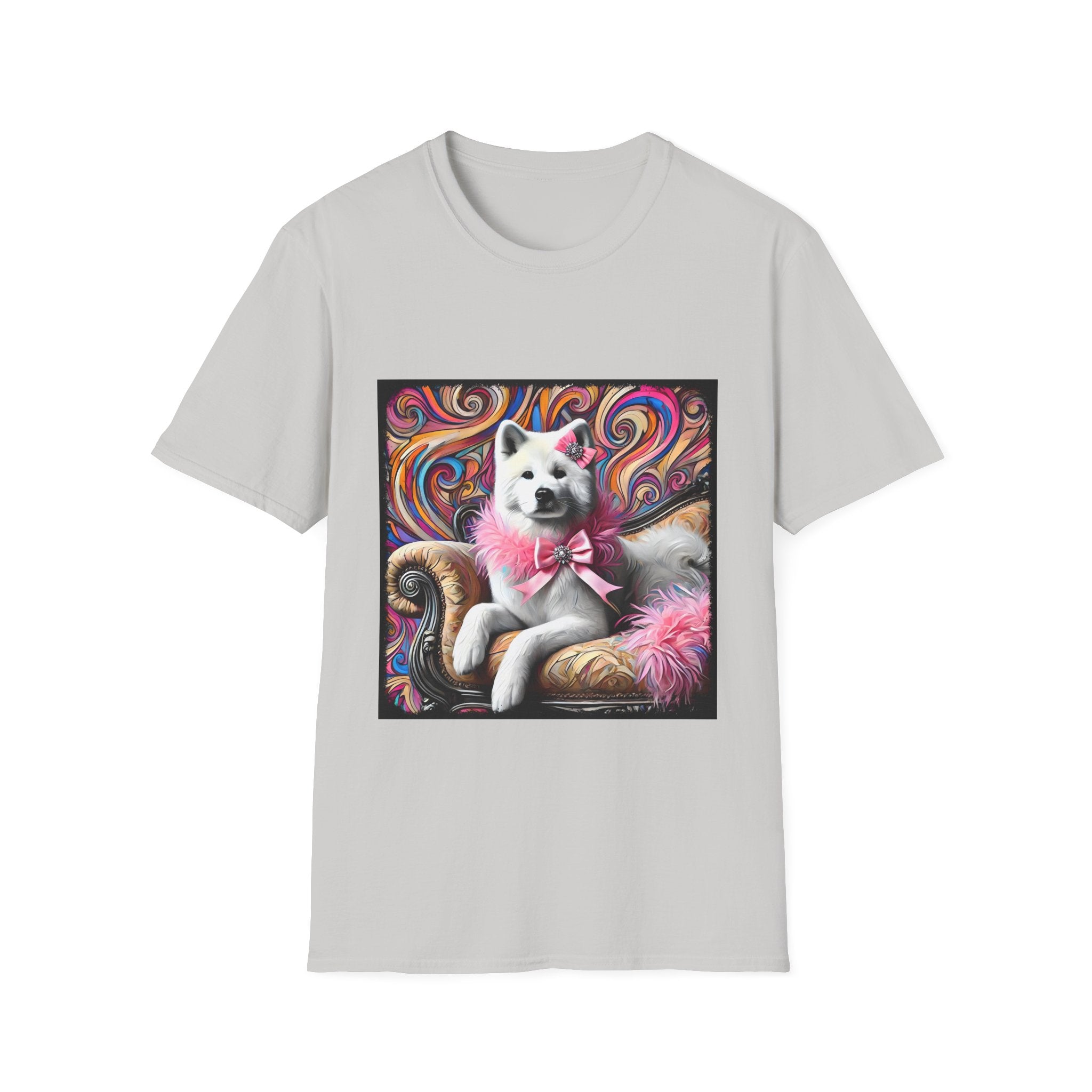 Akita Shirt | Pink Sass Swirl Dog Lover Tee