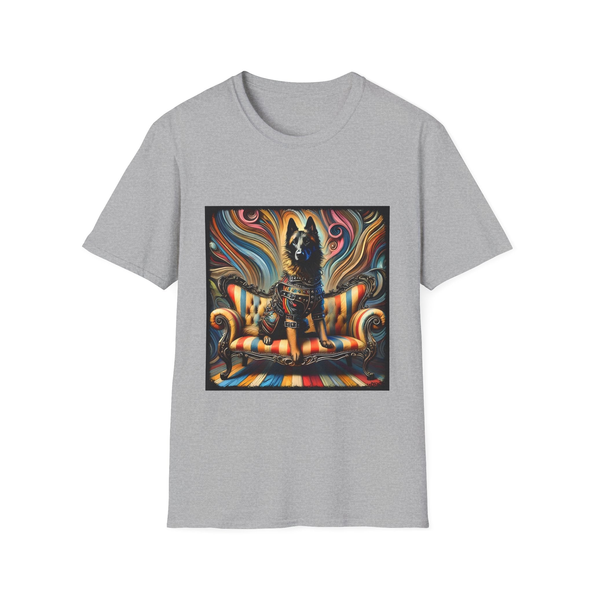 Belgian Malinois Vivid Rocker | Unisex Dog T-Shirt