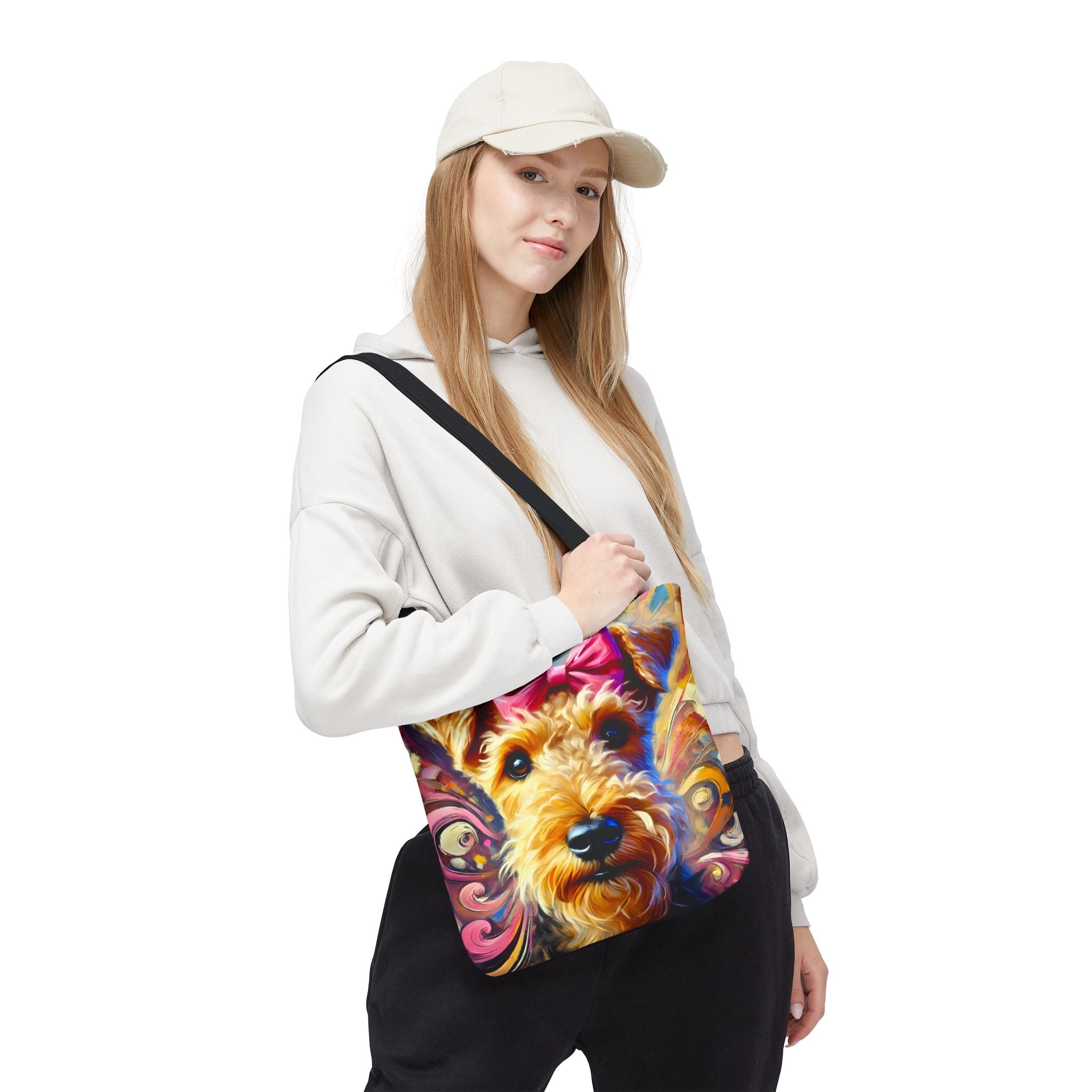 Airedale Terrier Tote Bag | Stunning Swirl Dog Lover Gift