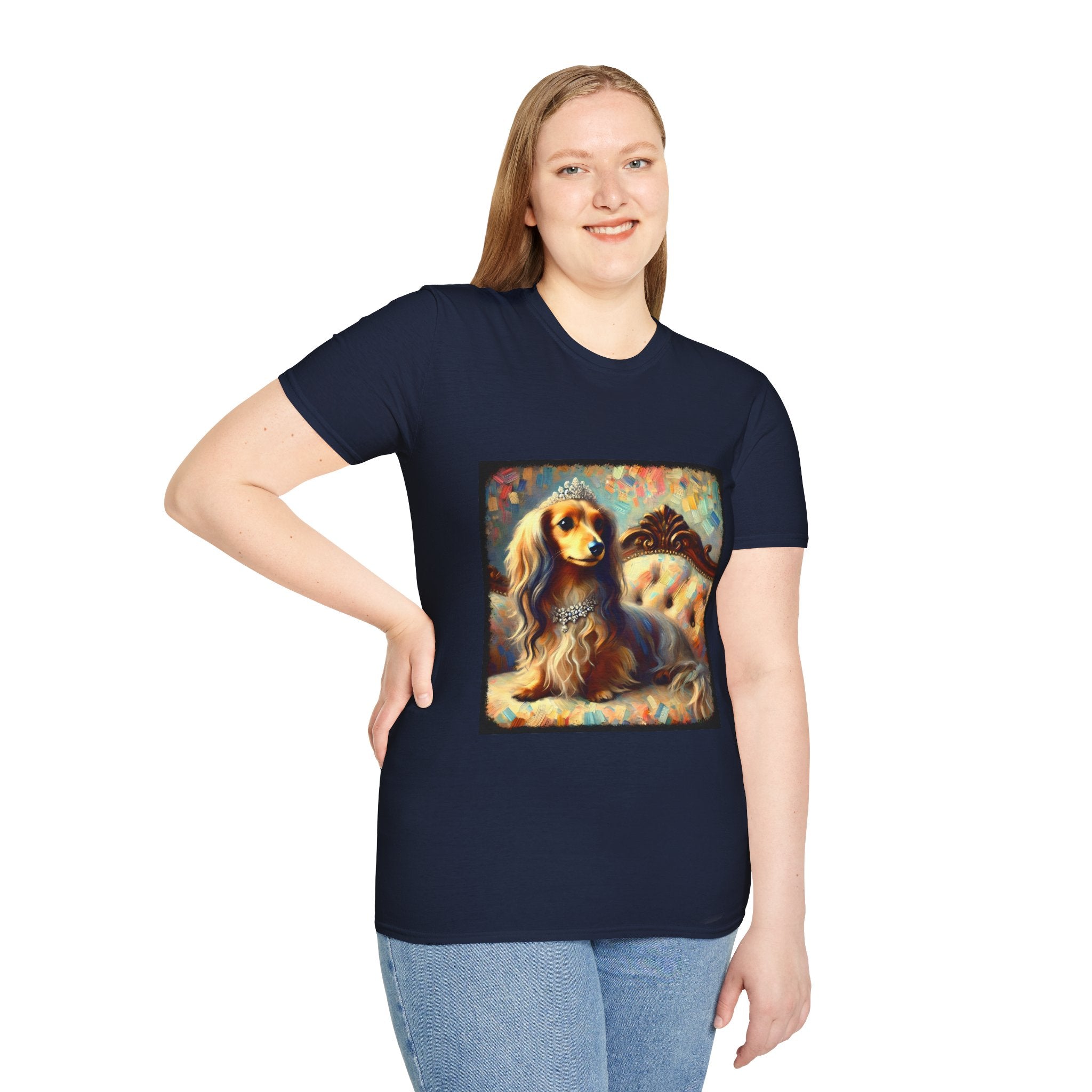 Dachshund Diamond Pastel Classic | Unisex Dog T-Shirt