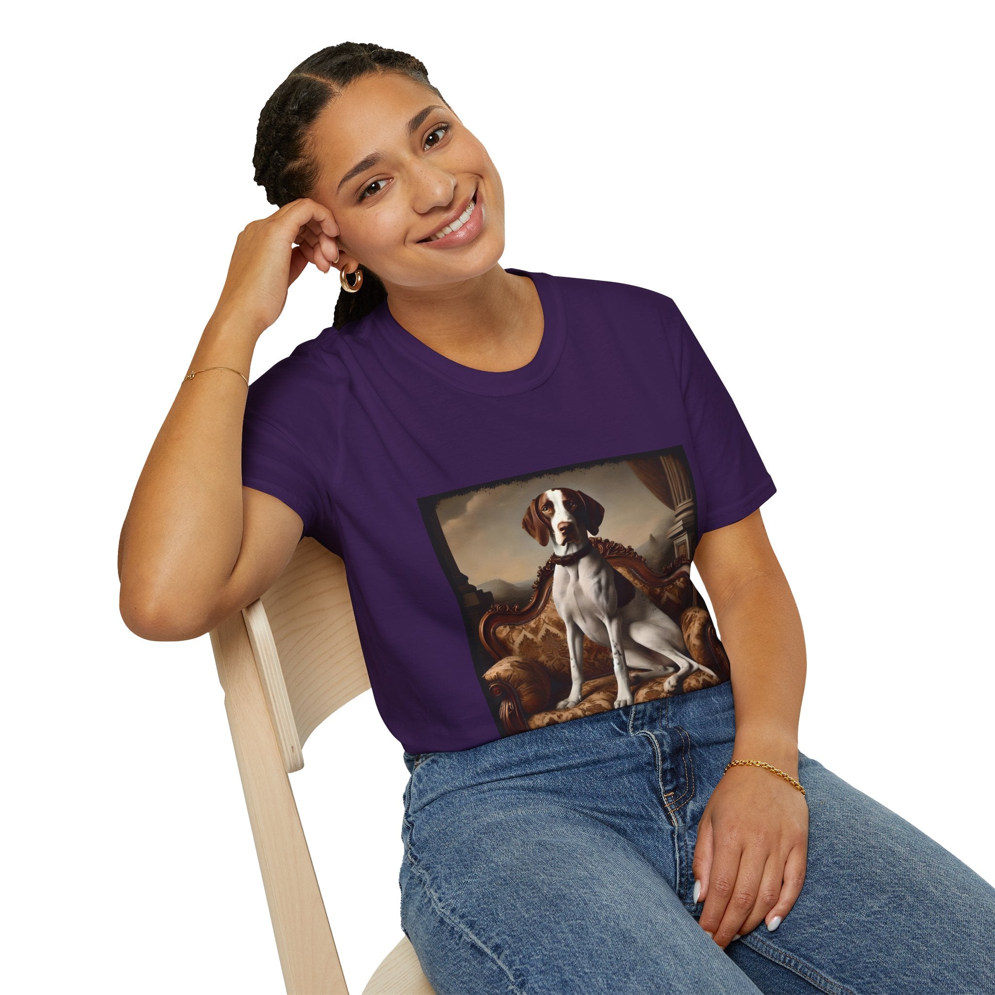German Shorthaired Pointer Dashing Duke | Unisex Dog T-Shirt