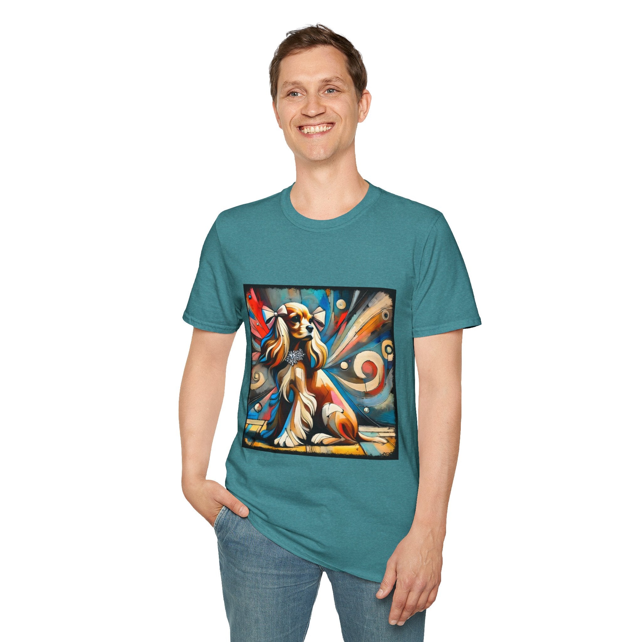 Cocker Spaniel Vivid Swirl | Unisex Dog T-Shirt
