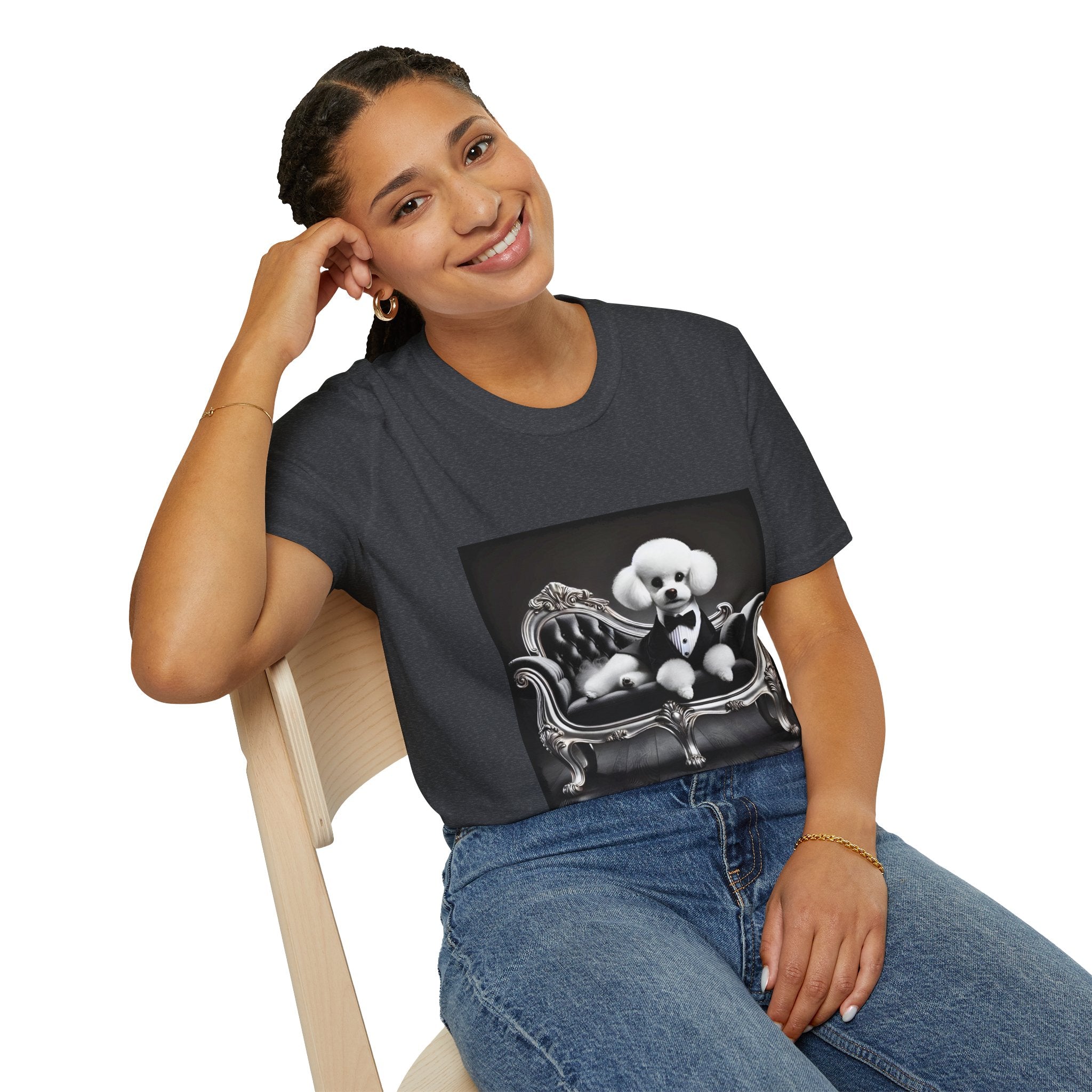 Bichon Frise Tux Luxe | Unisex Dog T-Shirt