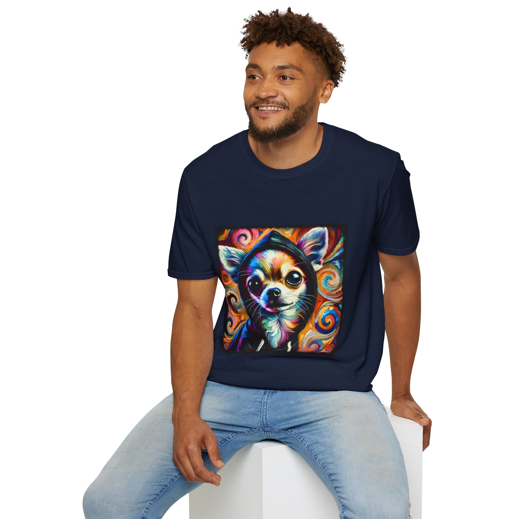 Chihuahua Relaxed Swirl | Unisex Dog T-Shirt